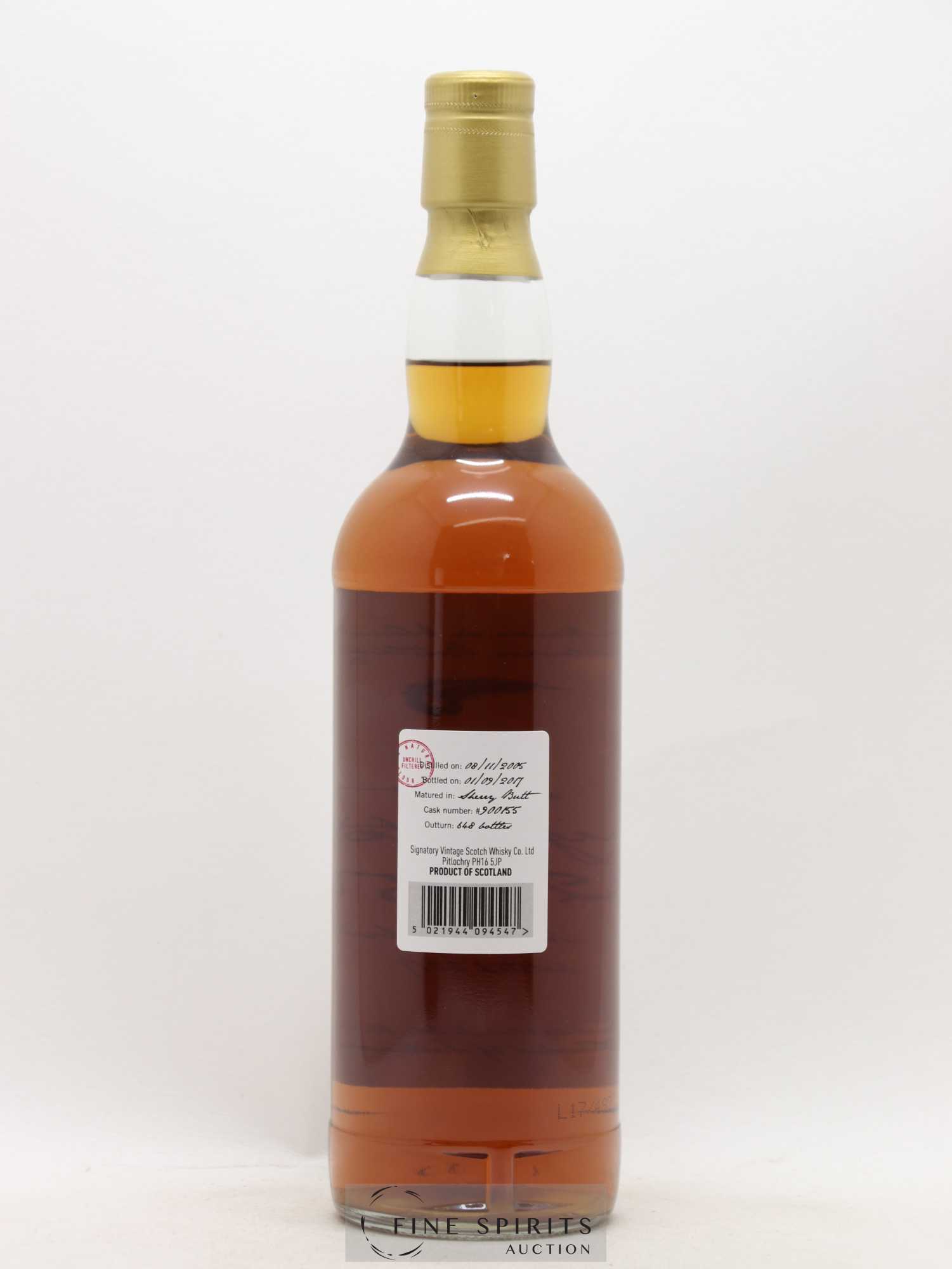Ledaig 2005 Signatory Vintage Sherry Butt n°900155 - One of 648 - bottled 2017 - Posten von 1 Flasche - 2