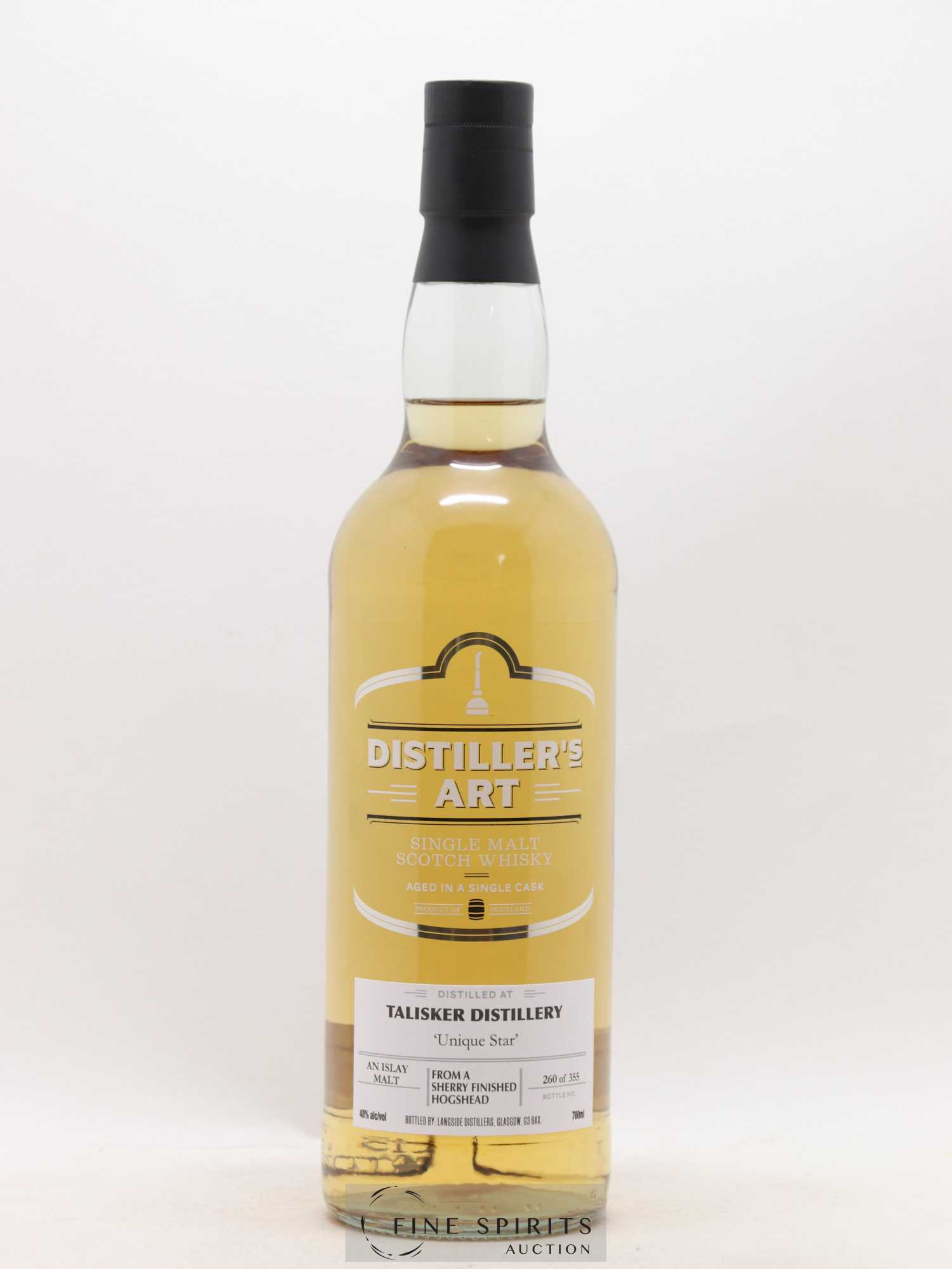Talisker Langside Distillers Unique Star Sherry Hogshead - One of 355 Distiller's Art - Lot de 1 bouteille - 1