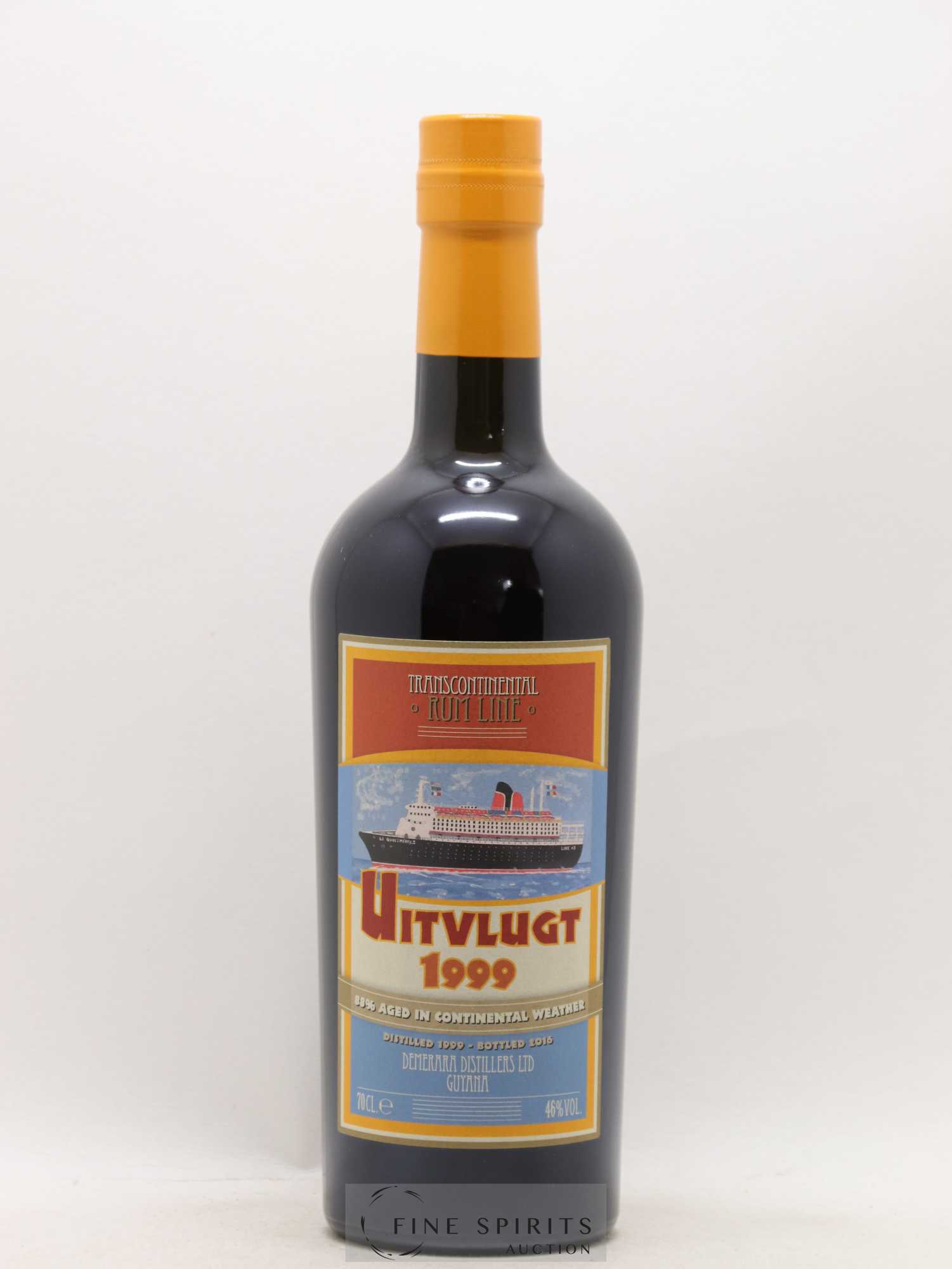 Uitvlugt 17 years 1999 LMDW Line n°3 - bottled 2016 Transcontinental Rum Line - Lot de 1 bouteille - 1