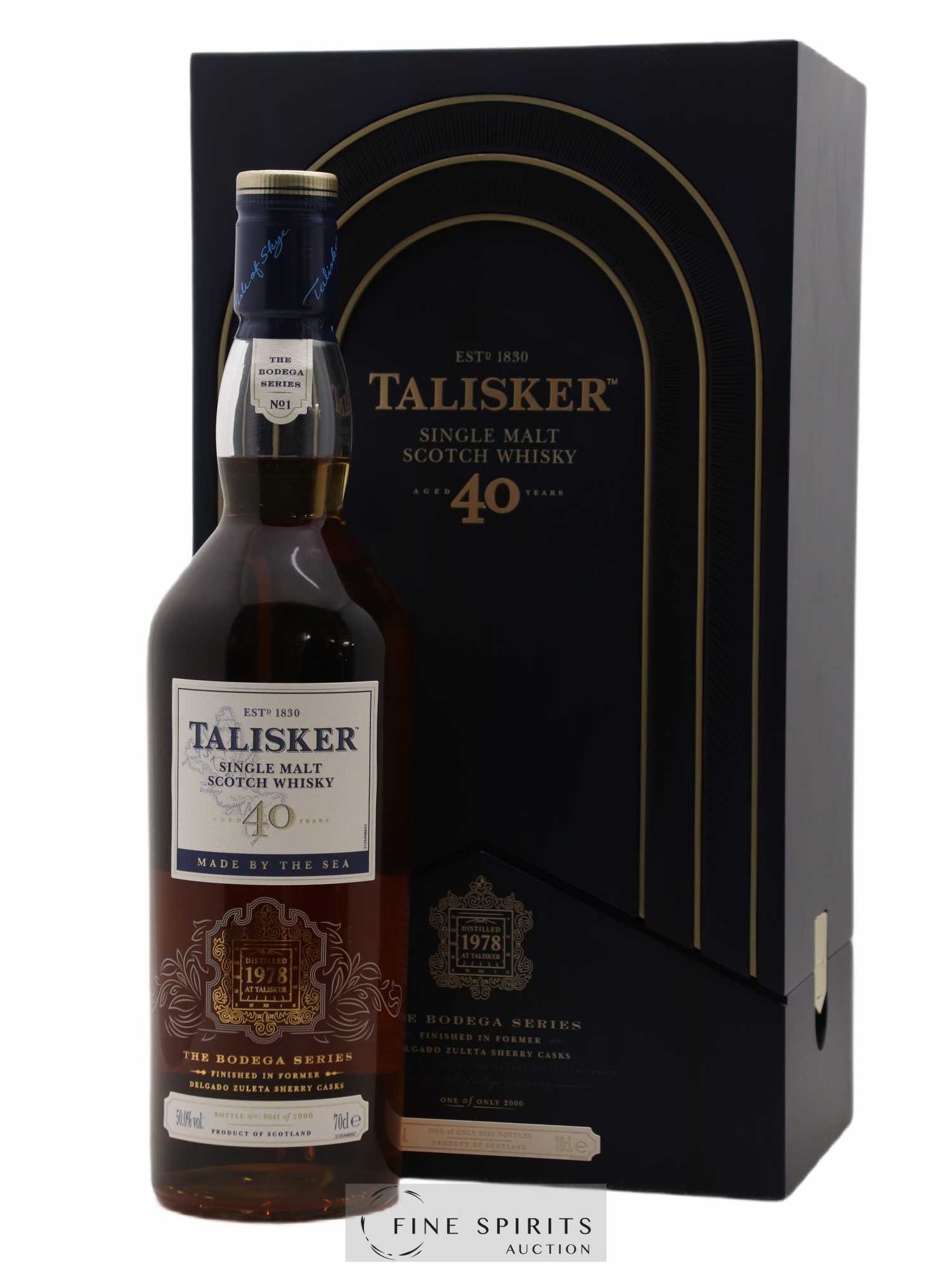 Talisker 40 years 1978 Of. The Bodega Series n°1 One of 2000 - Lot de 1 bouteille - 0