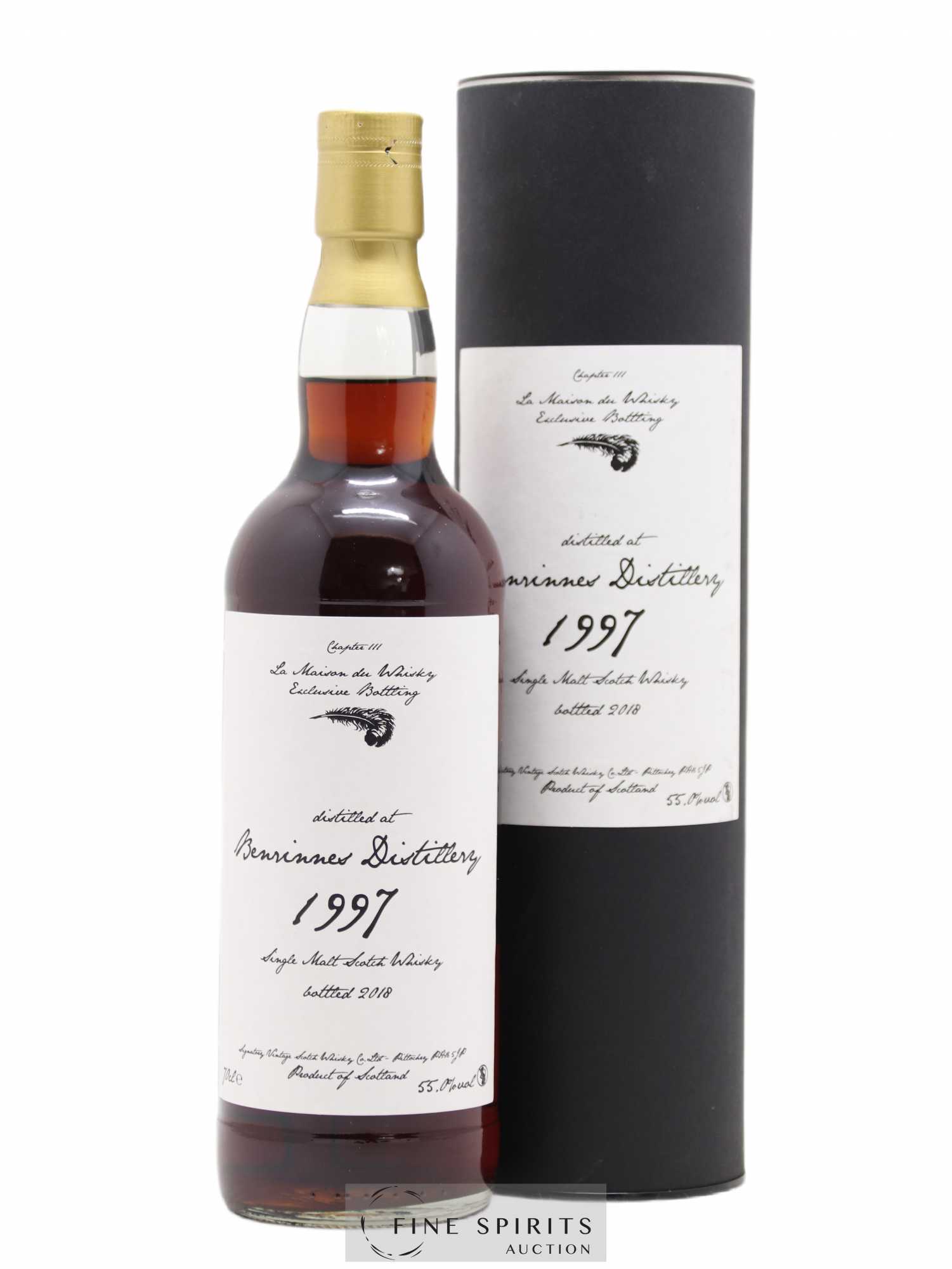 Benrinnes 1997 Signatory Vintage Chapter III Cask n°9734 - One of 239 - bottled 2018 LMDW - Lot de 1 bouteille - 0