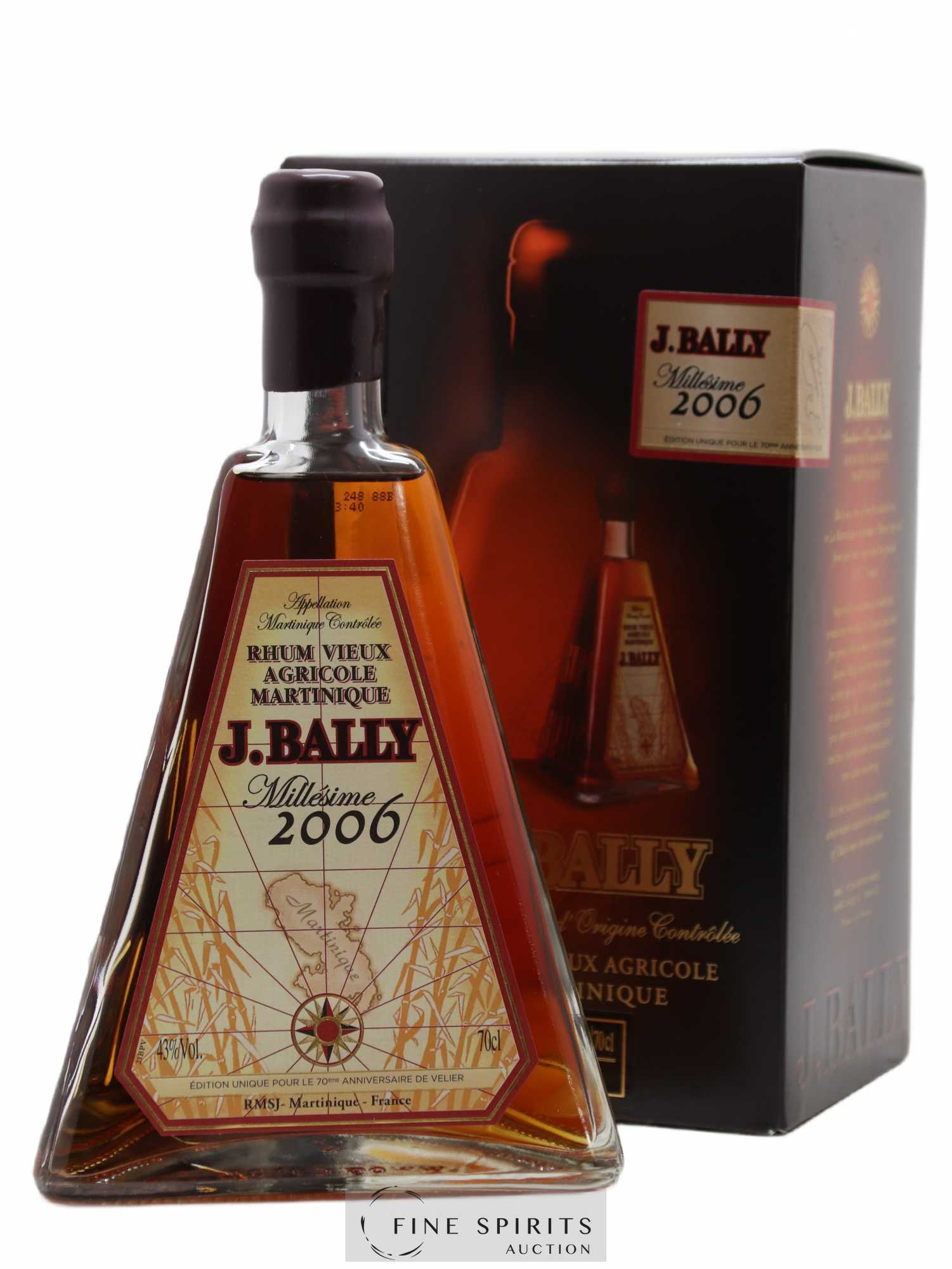J. Bally 2006 Of. Velier 70th Anniversary - Lot de 1 bouteille - 0