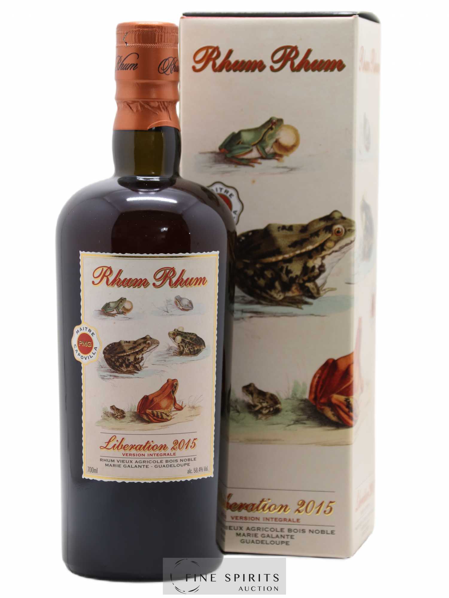 Rhum Rhum Of. PMG - Maitre Capovilla Libération 2015 Version Intégrale - Lot of 1 bottle - 0