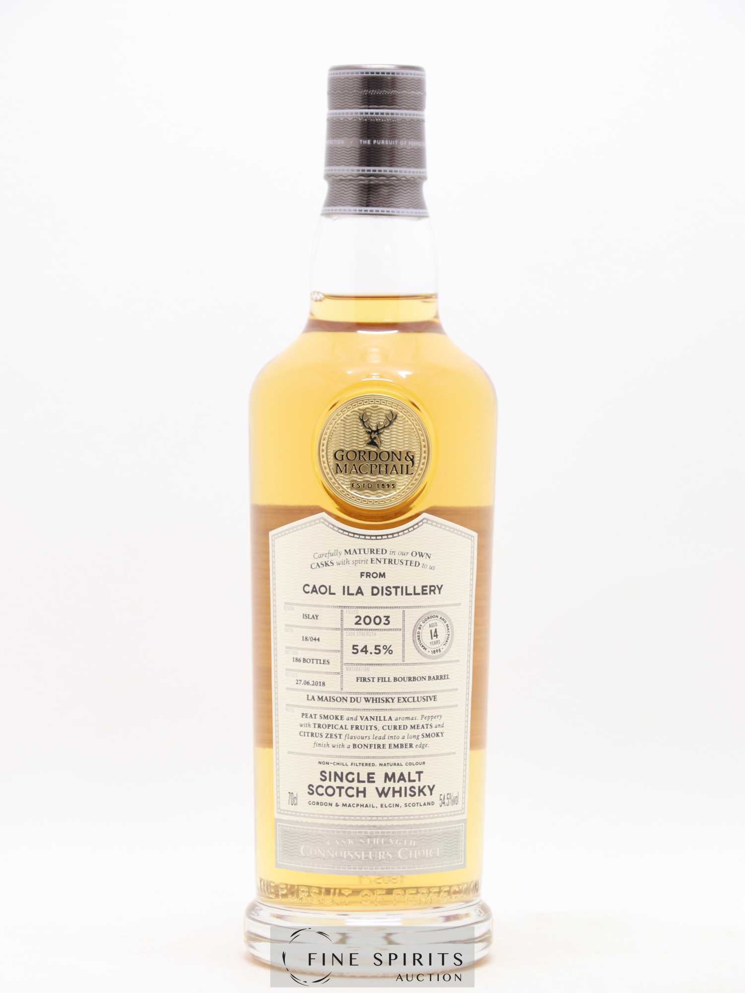Caol Ila 14 years 2003 Gordon & MacPhail Cask n°18-044 - One of 186 - bottled 2018 LMDW - Lot of 1 bottle - 1