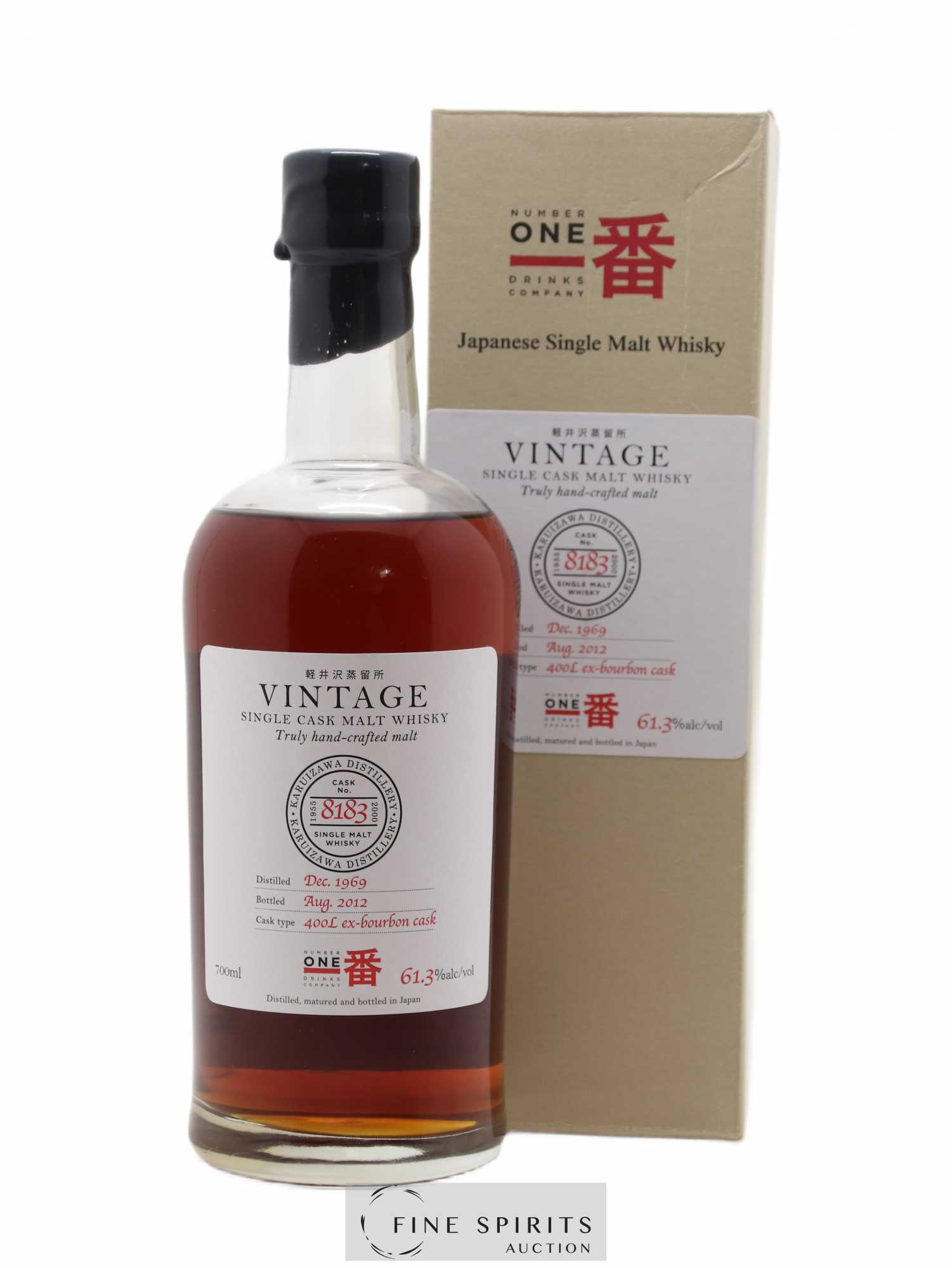 Karuizawa 1969 Number One Drinks Vintage Ex-Bourbon Cask n°8183 - bottled 2012 LMDW - Posten von 1 Flasche - 0