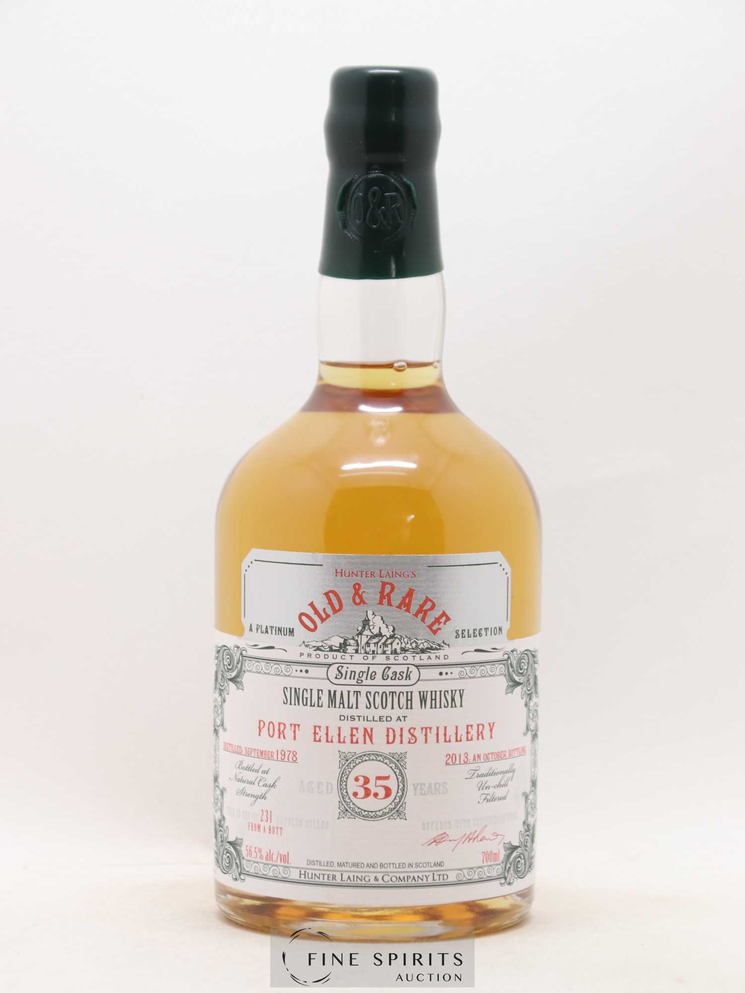 Port Ellen 35 years 1978 Hunter Laing Single Cask One of 231 - bottled 2013 Old & Rare - Lot de 1 bouteille - 1