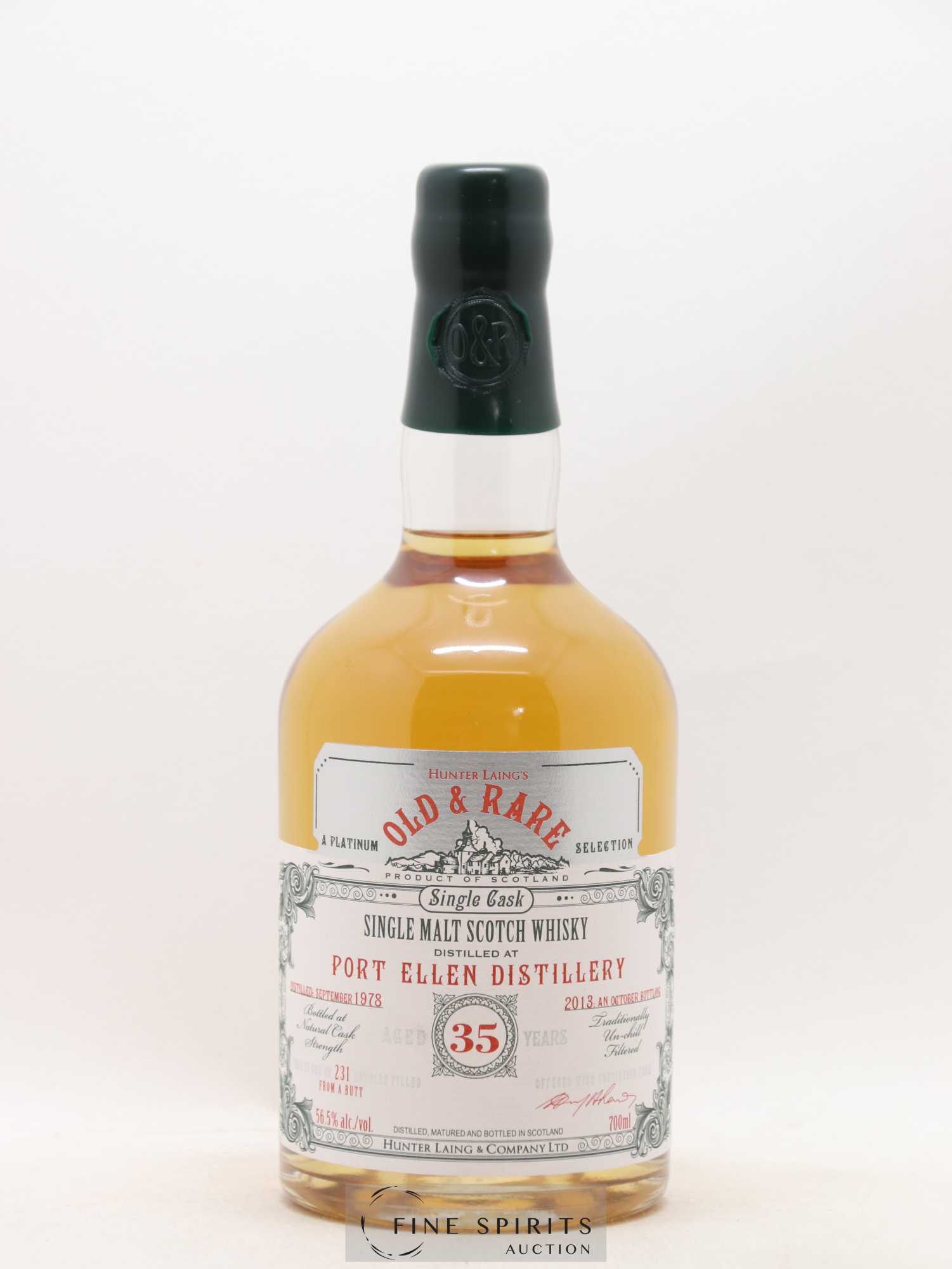 Port Ellen 35 years 1978 Hunter Laing Single Cask One of 231 - bottled 2013 Old & Rare - Lot de 1 bouteille - 1