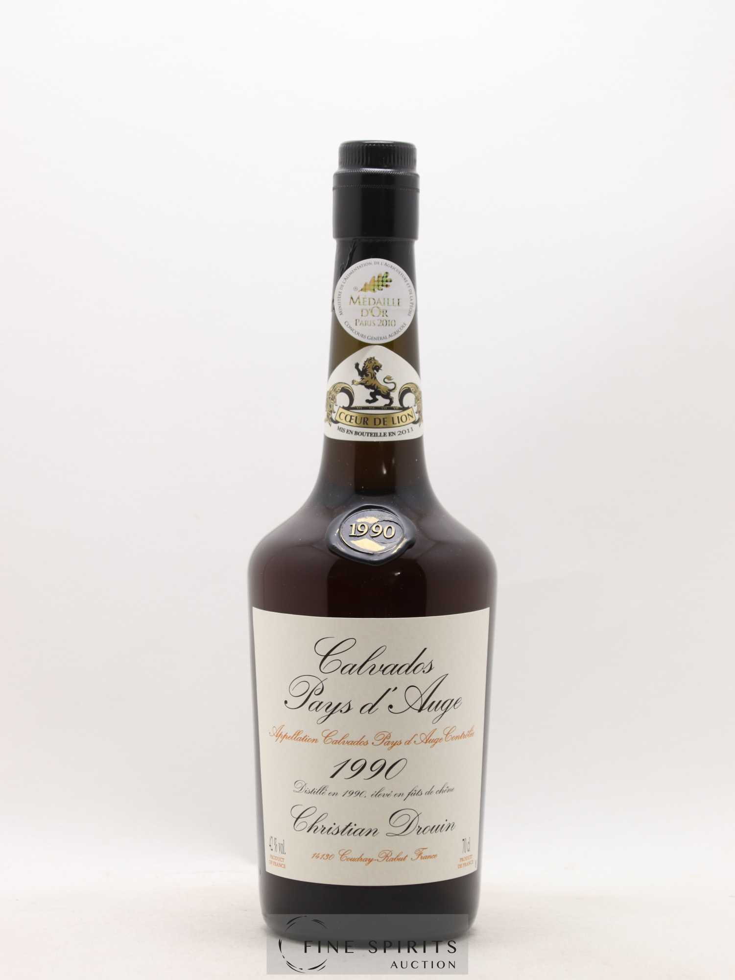 Christian Drouin 1990 Of. Coeur de Lion Elevé en fûts de chêne - bottled 2011 - Lot de 1 bouteille - 1