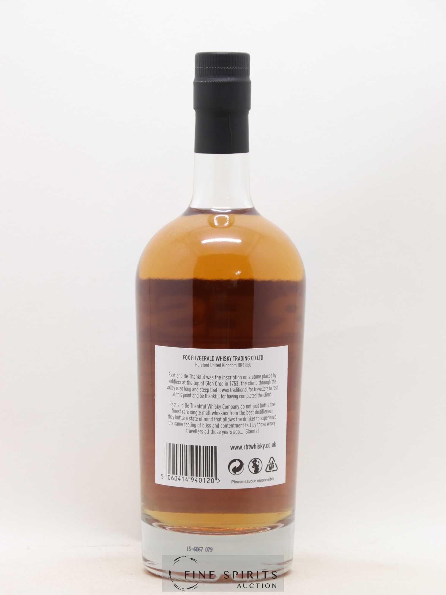 Octomore 7 years 2008 Rest & Be Thankful French Oak Cask n°B2008000911 - One of 307 - bottled 2015 Limited Edition - Lot de 1 bouteille - 2