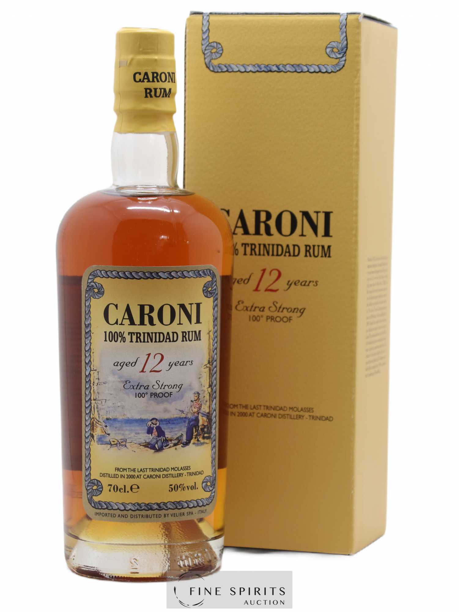 Caroni 12 years 2000 Velier 100° Proof bottled 2012 Extra Strong - Posten von 1 Flasche - 0