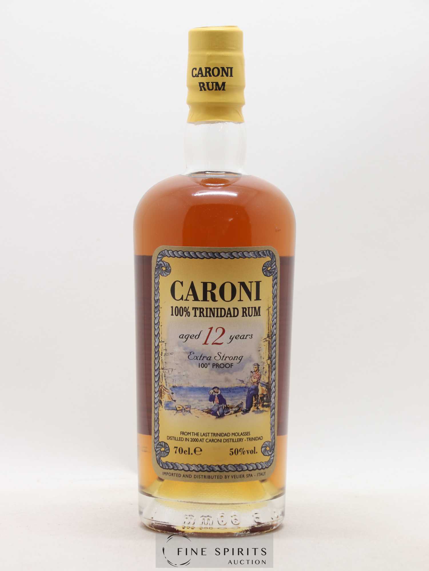 Caroni 12 years 2000 Velier 100° Proof bottled 2012 Extra Strong - Posten von 1 Flasche - 1