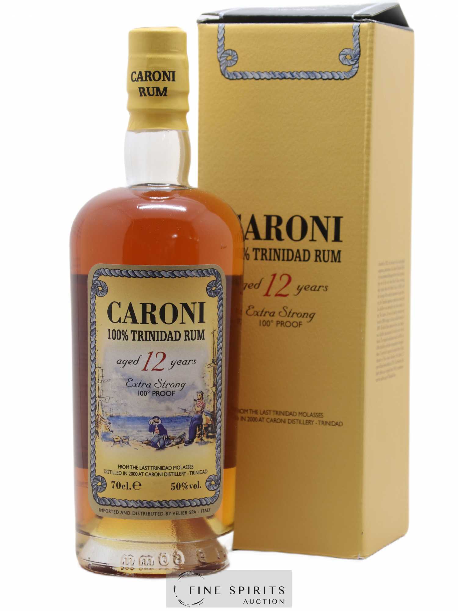 Caroni 12 years 2000 Velier 100° Proof bottled 2012 Extra Strong - Posten von 1 Flasche - 0