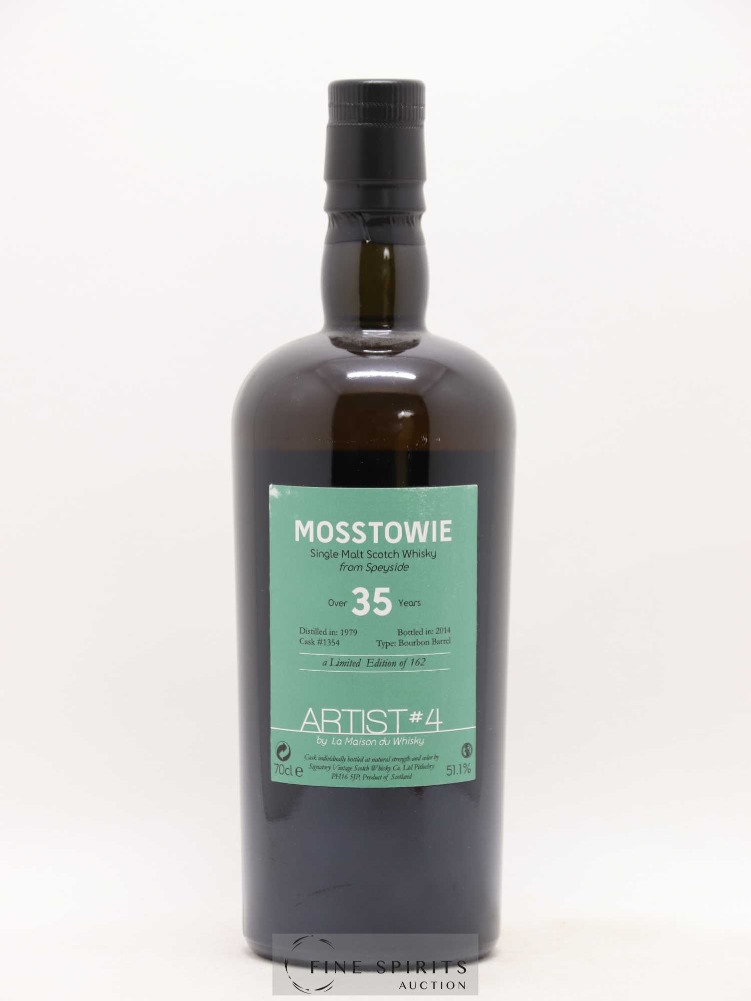 Mosstowie 35 years 1979 Signatory Vintage Artist n°4 Cask n°1354 - One of 162 - bottled 2014 Artist by LMDW - Lot de 1 bouteille - 1