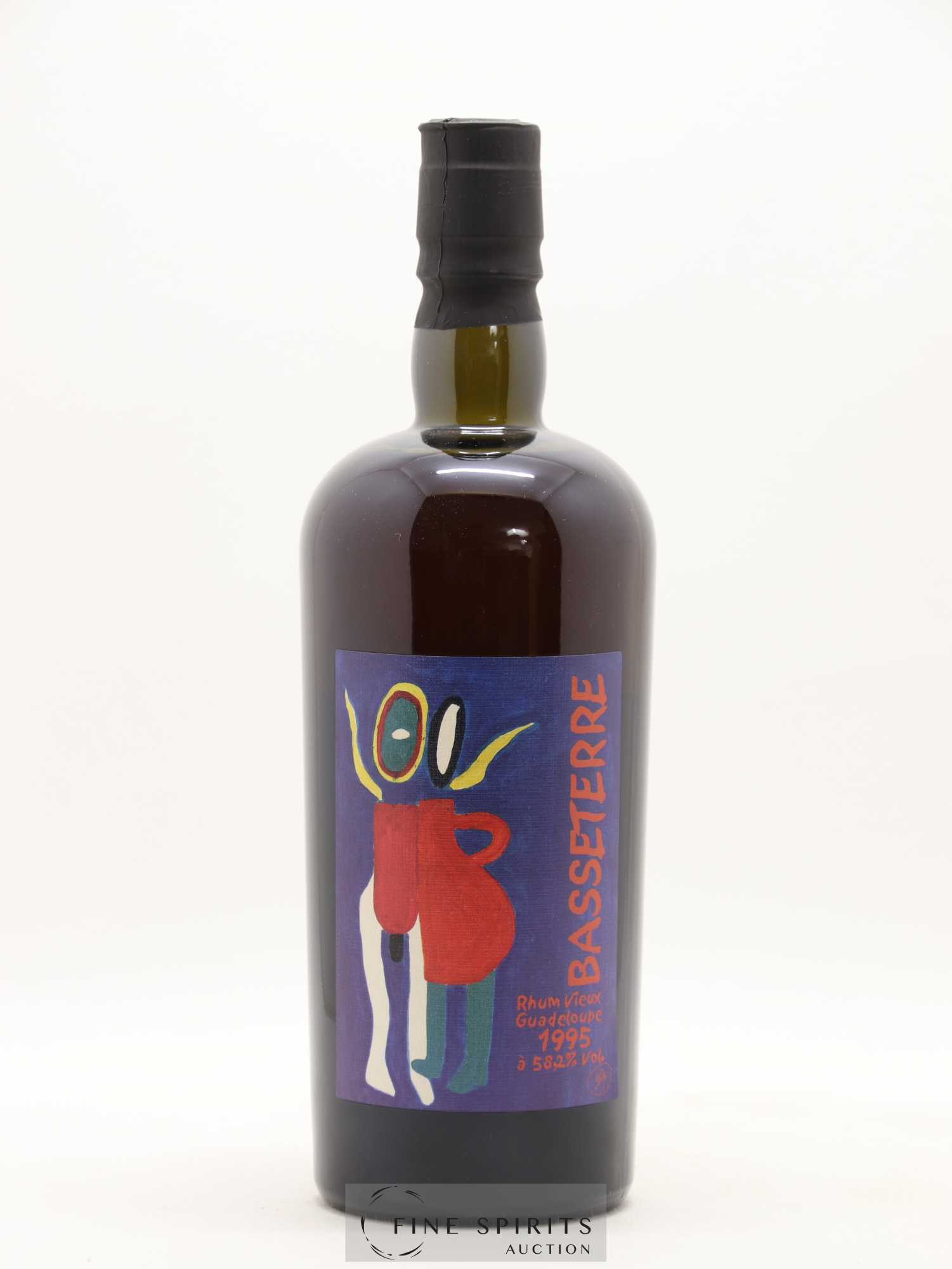 Basseterre 1995 Velier bottled 2008 - Posten von 1 Flasche - 1