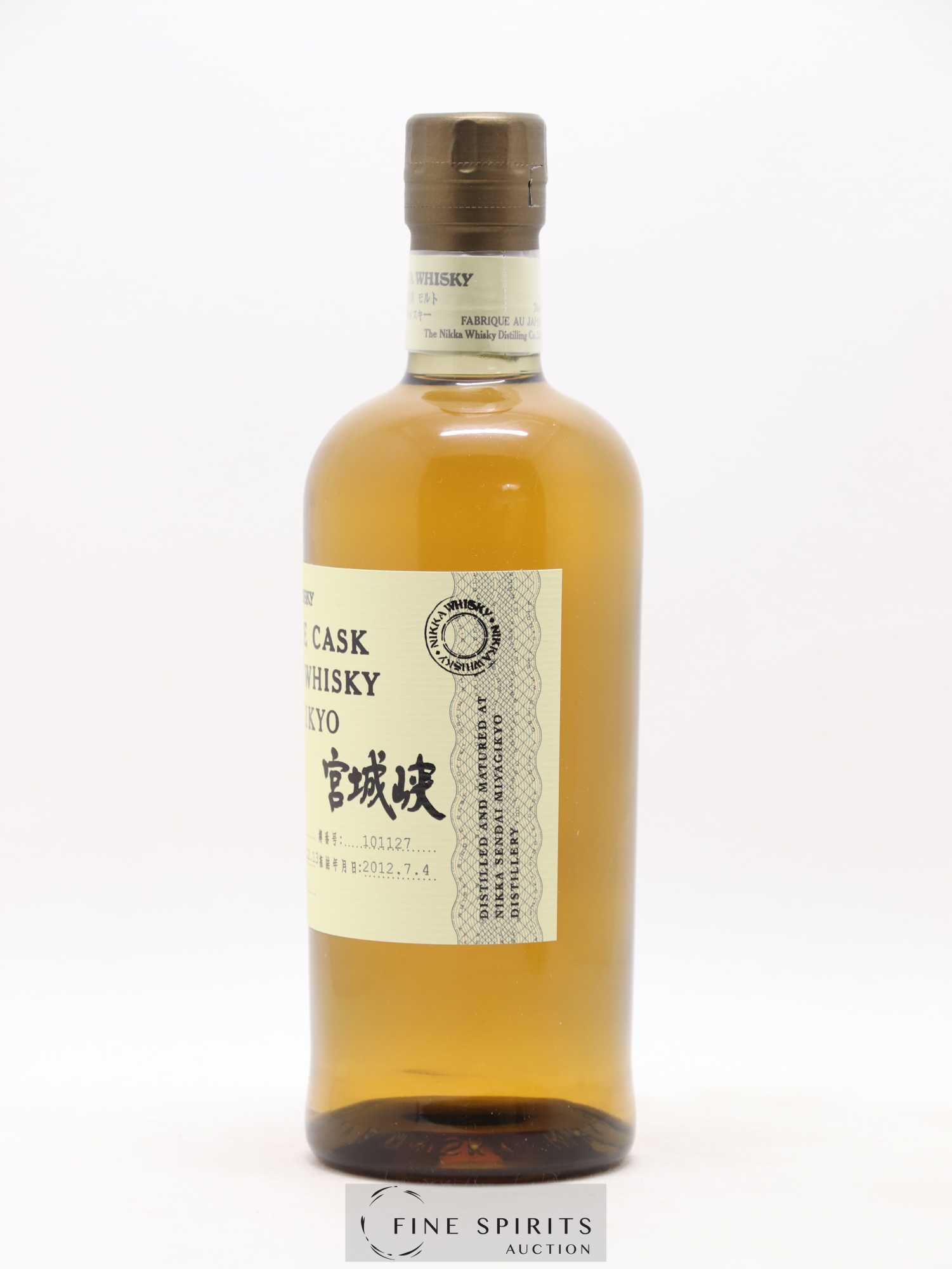 Miyagikyo 2002 Of. Single Cask n°101127 - bottled 2012 Nikka Whisky - Lot de 1 bouteille - 2