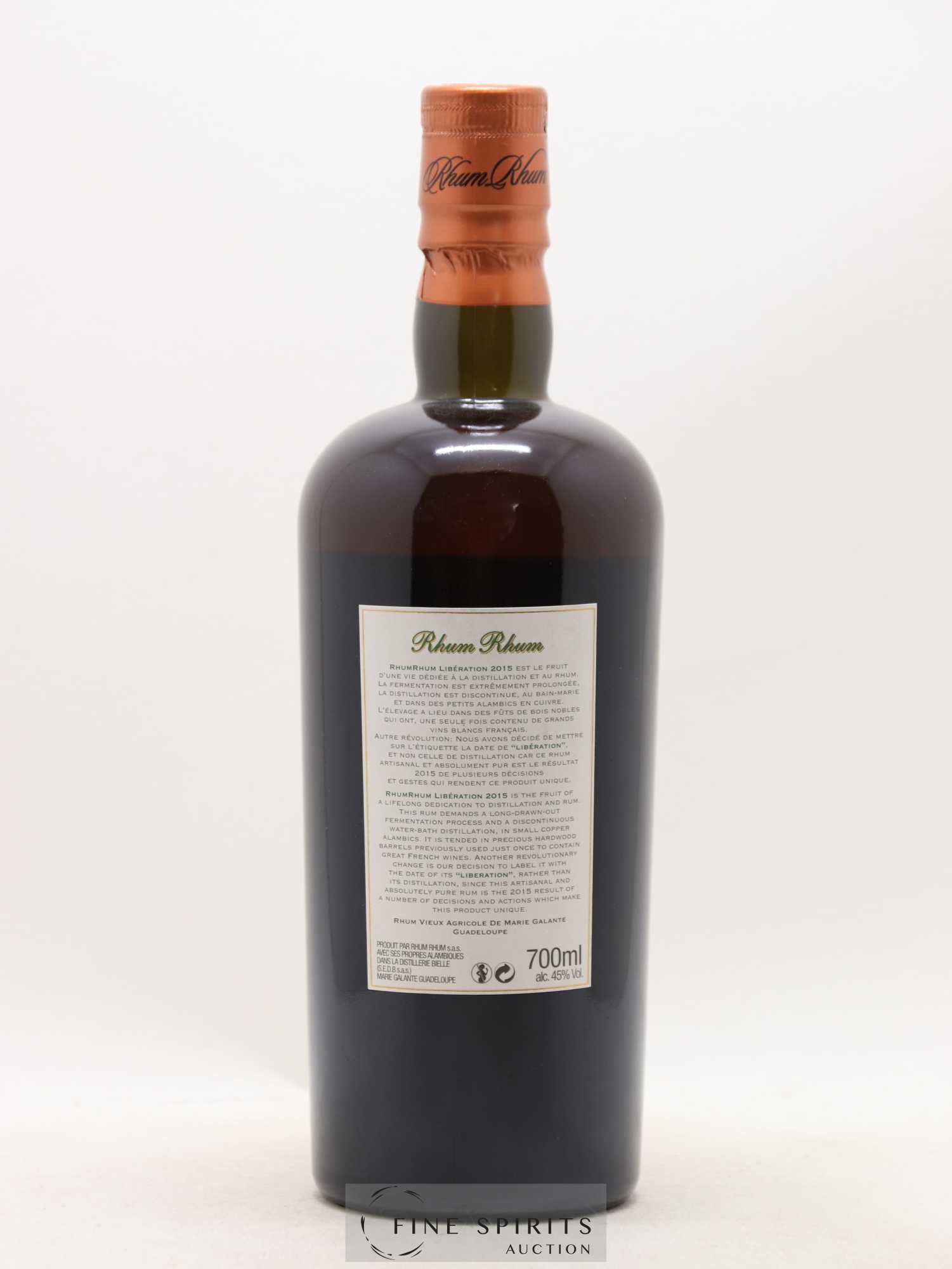 Rhum Rhum Of. Libération 2015 - Lot de 1 bouteille - 1