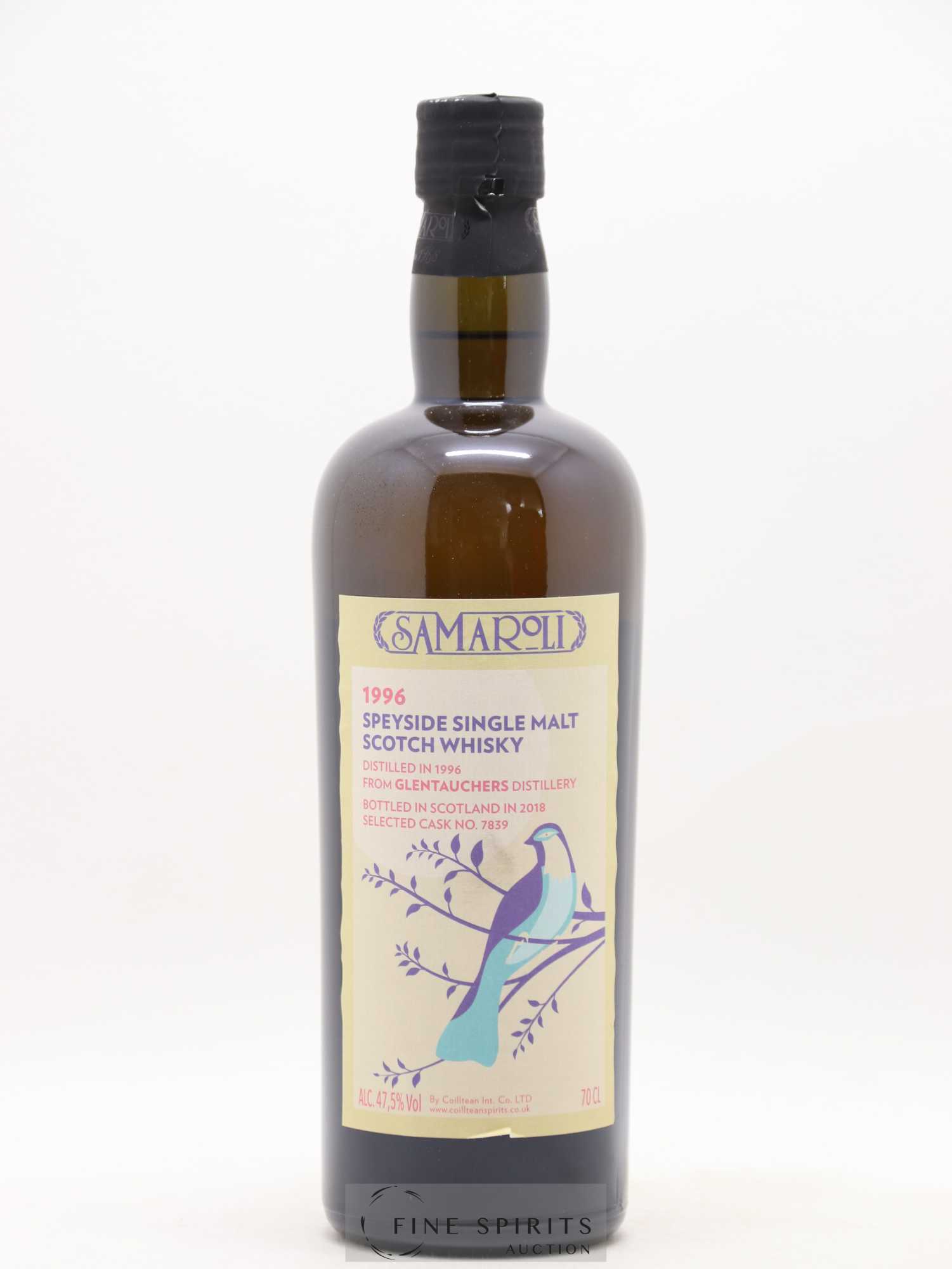 Glentauchers 1996 Samaroli Cask n°7839 - One of 230 - bottled 2018 - Lot of 1 bottle - 1