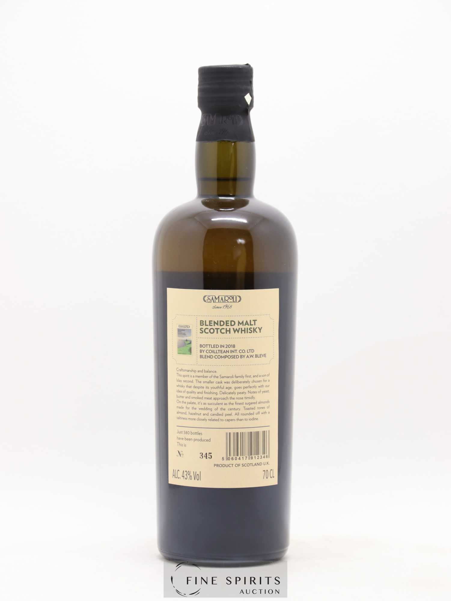Islay Samaroli One of 580 - bottled 2018 - Lot de 1 bouteille - 2