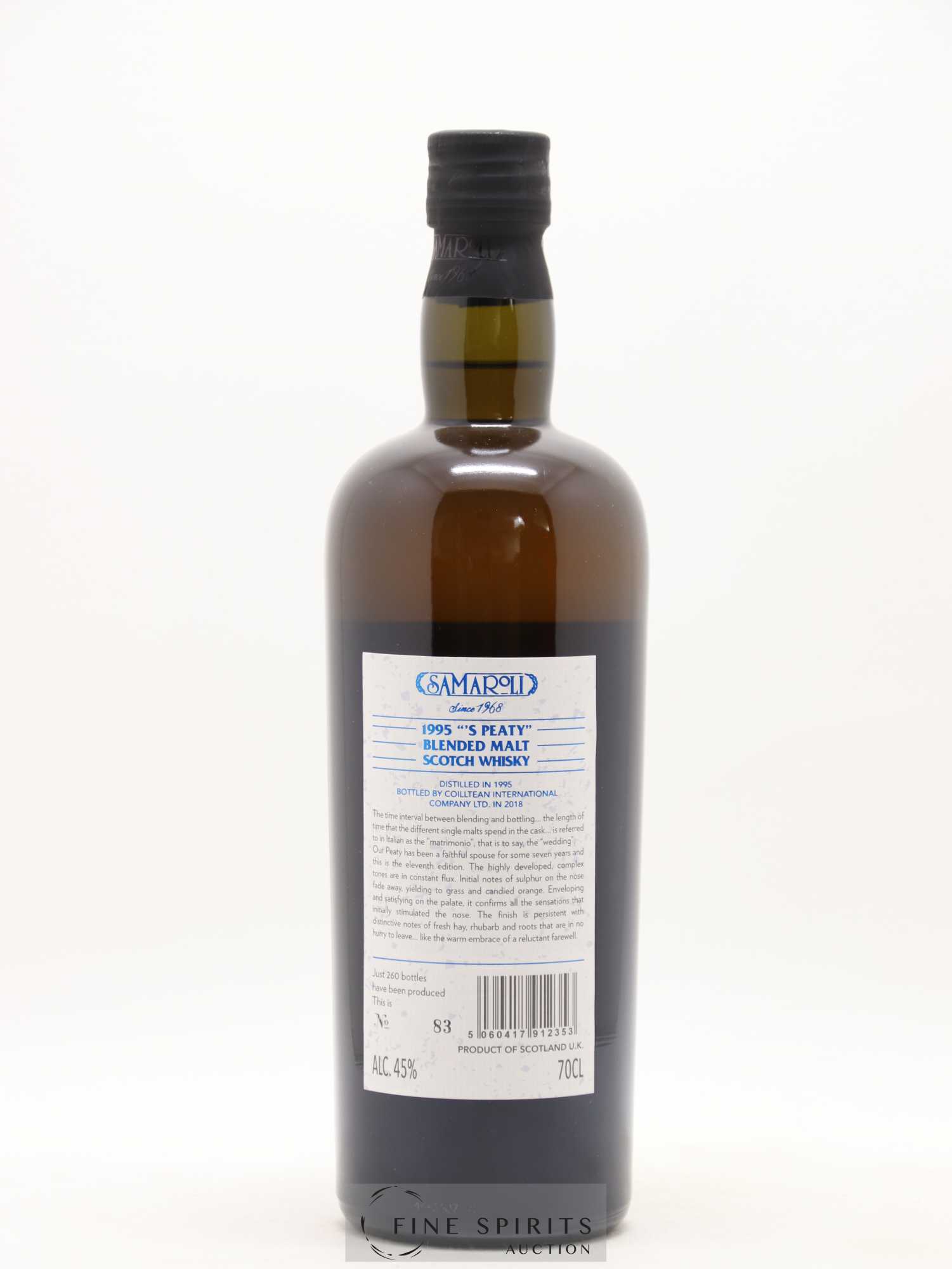 S Peaty 1995 Samaroli MCMXCV One of 260 - bottled 2018 - Lot de 1 bouteille - 2