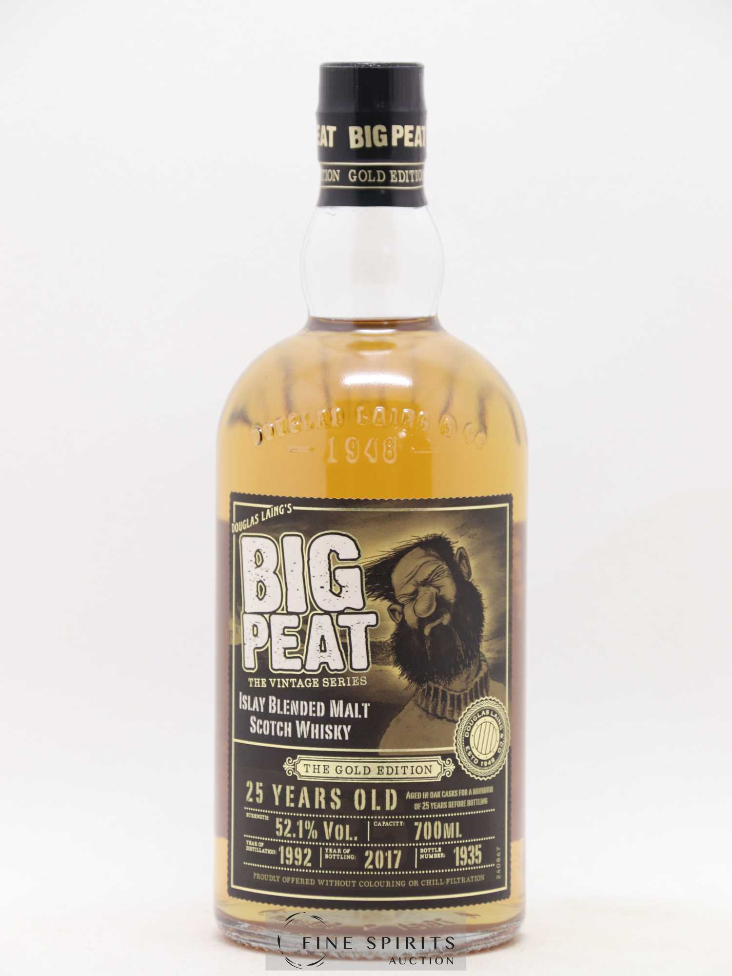 Big Peat 25 years 1992 Douglas Laing The Gold Edition One of 3000 - bottled 2017 The Vintage Series - Lot de 1 bouteille - 1