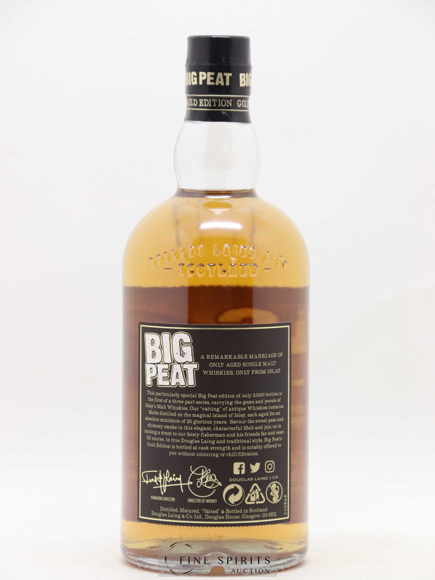 Big Peat 25 years 1992 Douglas Laing The Gold Edition One of 3000 - bottled 2017 The Vintage Series - Lot de 1 bouteille - 2