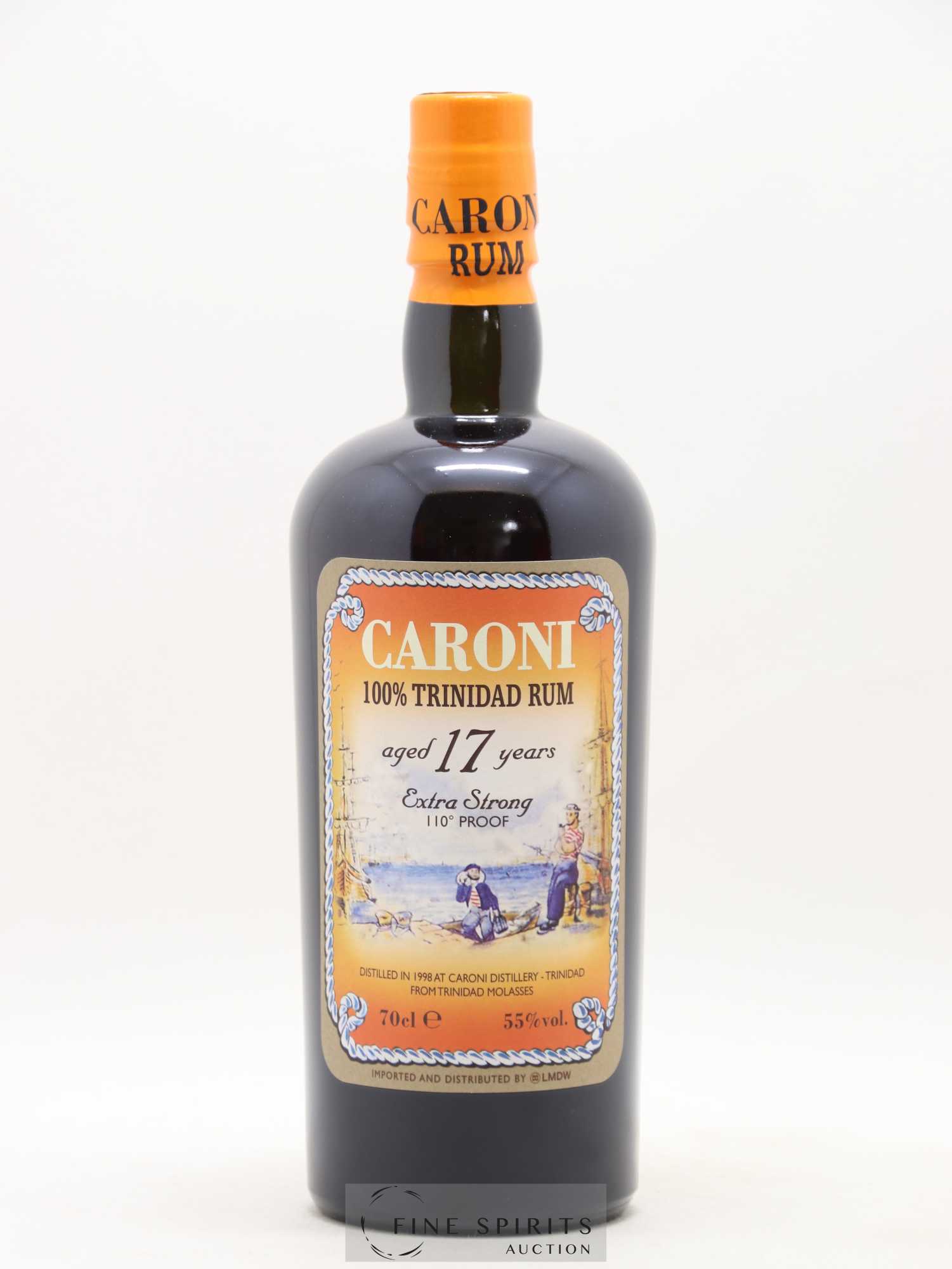 Caroni 17 years 1998 Of. 110° Proof bottled 2015 LMDW Extra Strong - Lotto di 1 bottiglia - 1