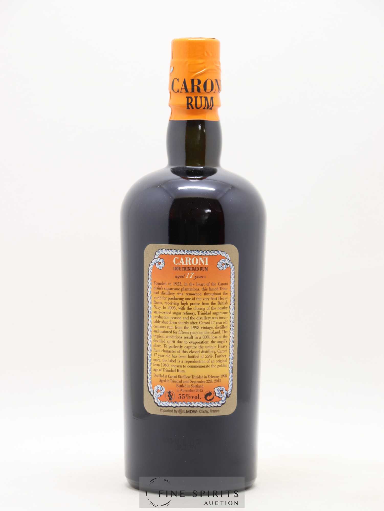 Caroni 17 years 1998 Of. 110° Proof bottled 2015 LMDW Extra Strong - Lotto di 1 bottiglia - 2