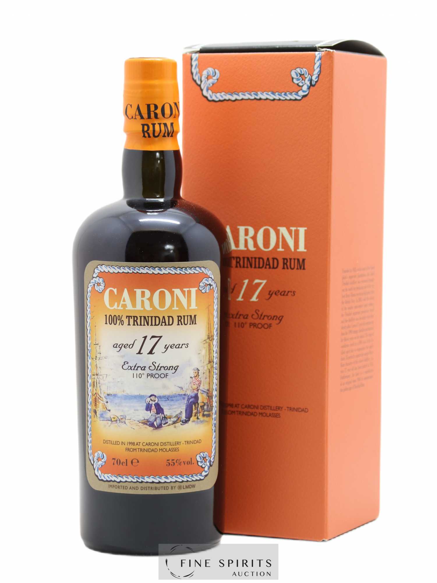 Caroni 17 years 1998 Of. 110° Proof bottled 2015 LMDW Extra Strong - Lotto di 1 bottiglia - 0