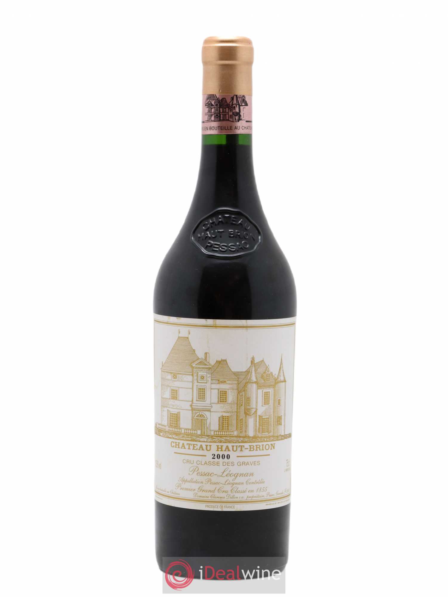 Château Haut Brion 1er Grand Cru Classé 2000 - Lot de 1 bouteille - 0
