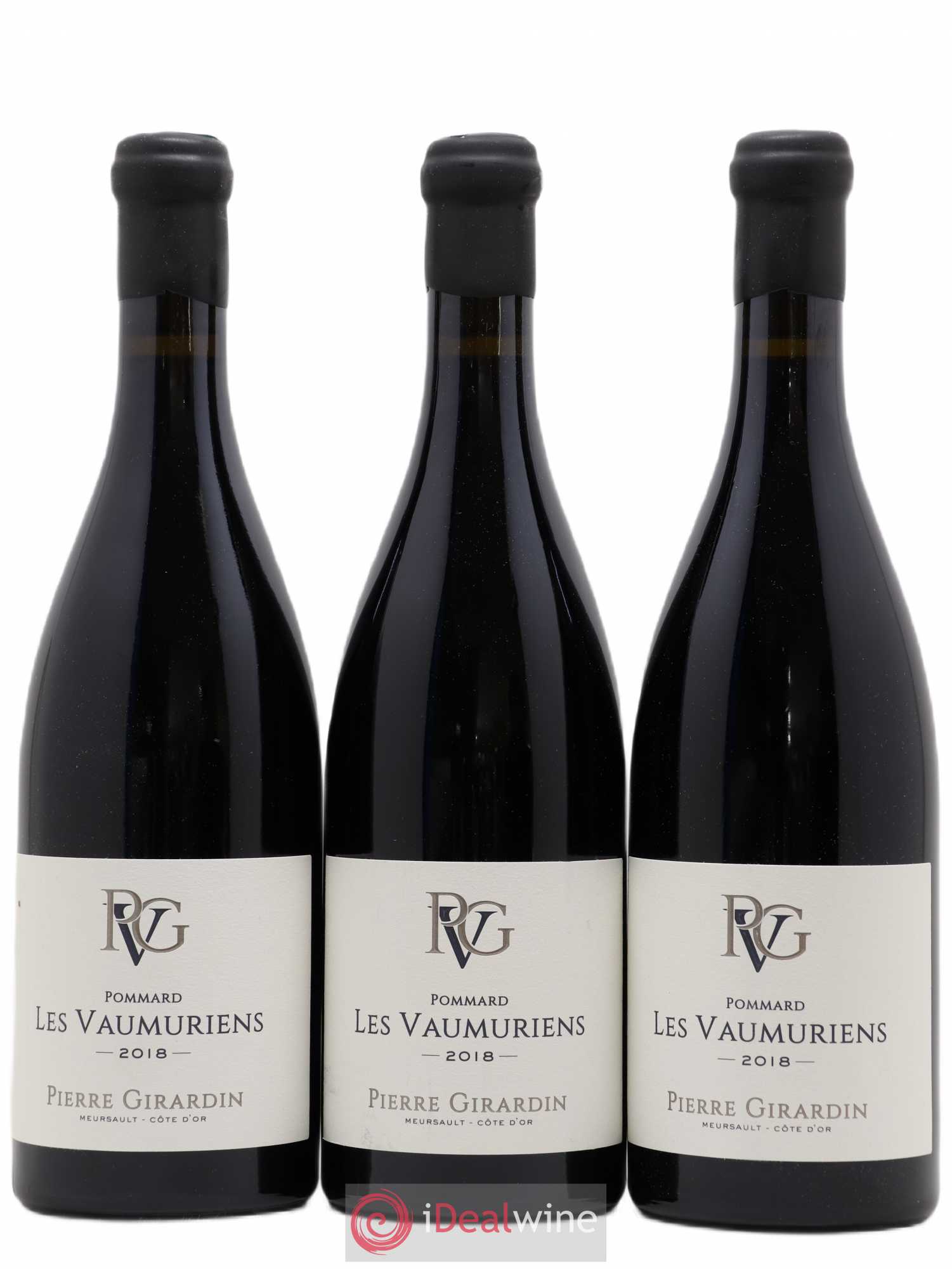 Pommard Les Vaumuriens Pierre Girardin 2018 - Posten von 3 Flaschen - 0