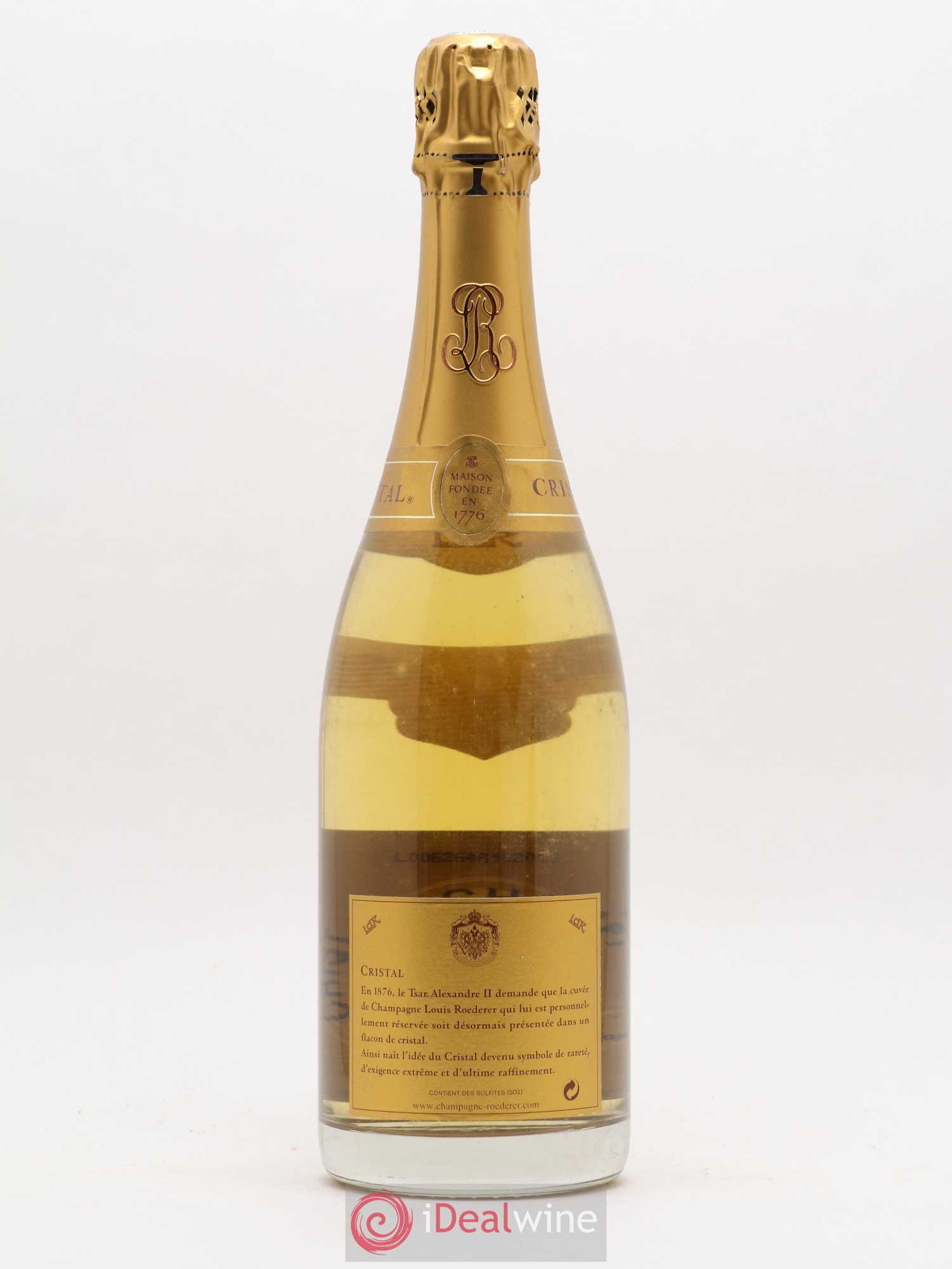 Cristal Louis Roederer 2000 - Lot de 1 bouteille - 1