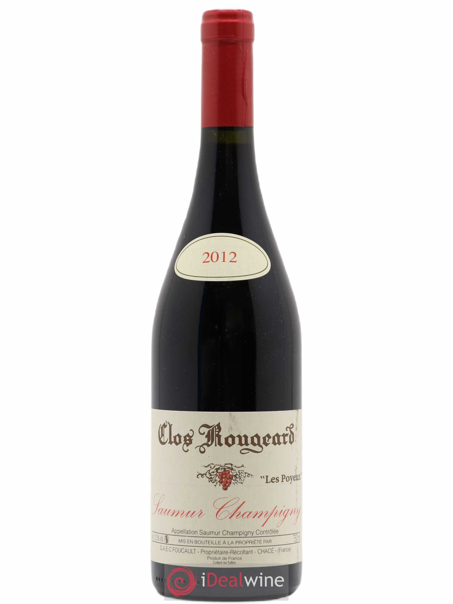 Saumur-Champigny Les Poyeux Clos Rougeard 2012 - Lot de 1 bouteille - 0