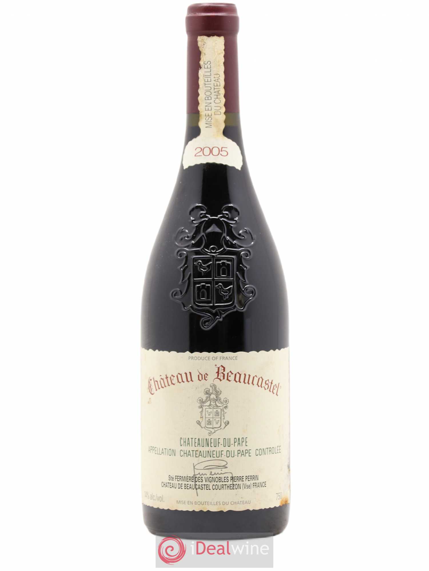 Châteauneuf-du-Pape Château de Beaucastel Famille Perrin 2005 - Lot de 1 bouteille - 0