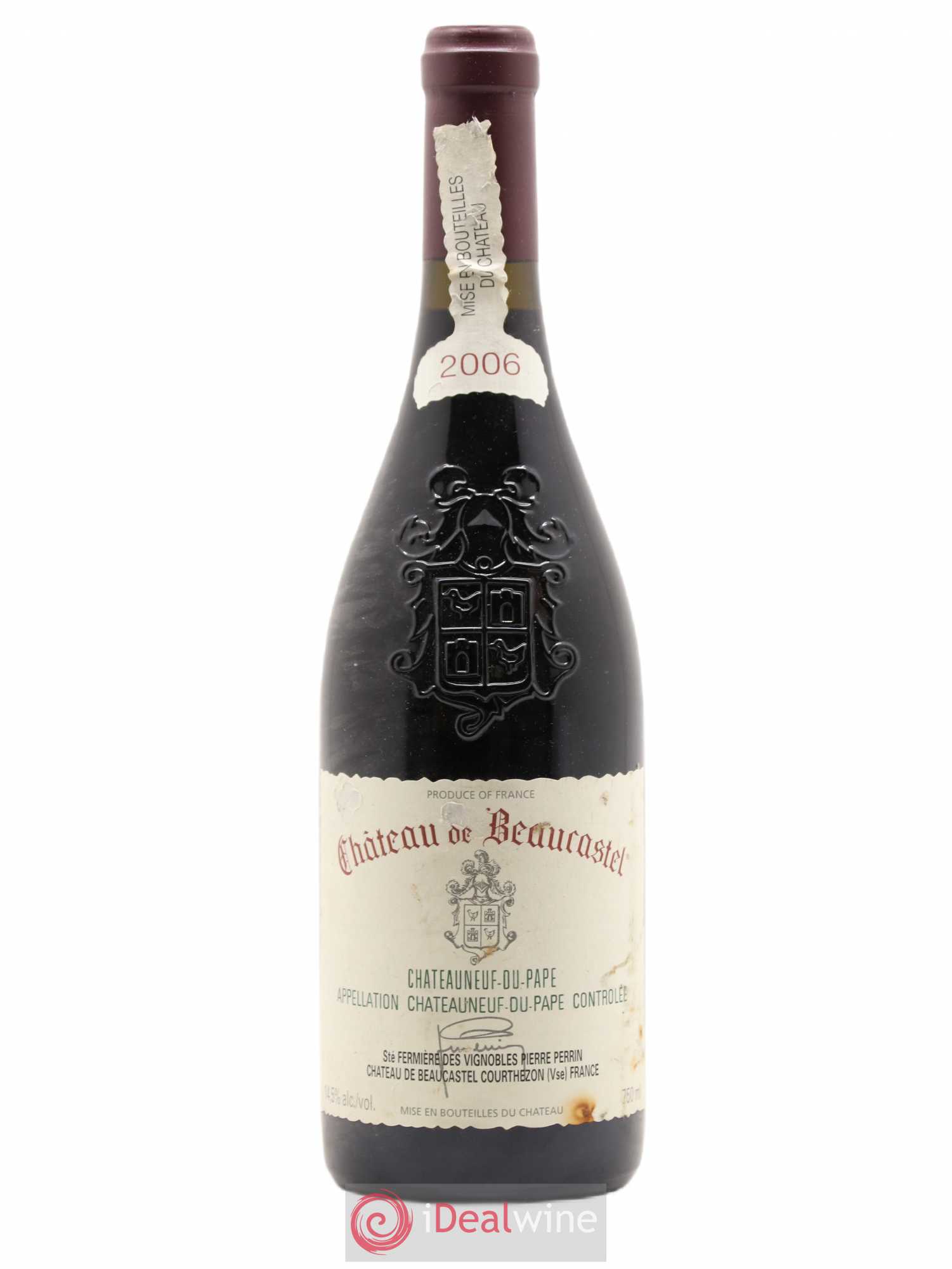 Châteauneuf-du-Pape Château de Beaucastel Famille Perrin 2006 - Lot de 1 bouteille - 0