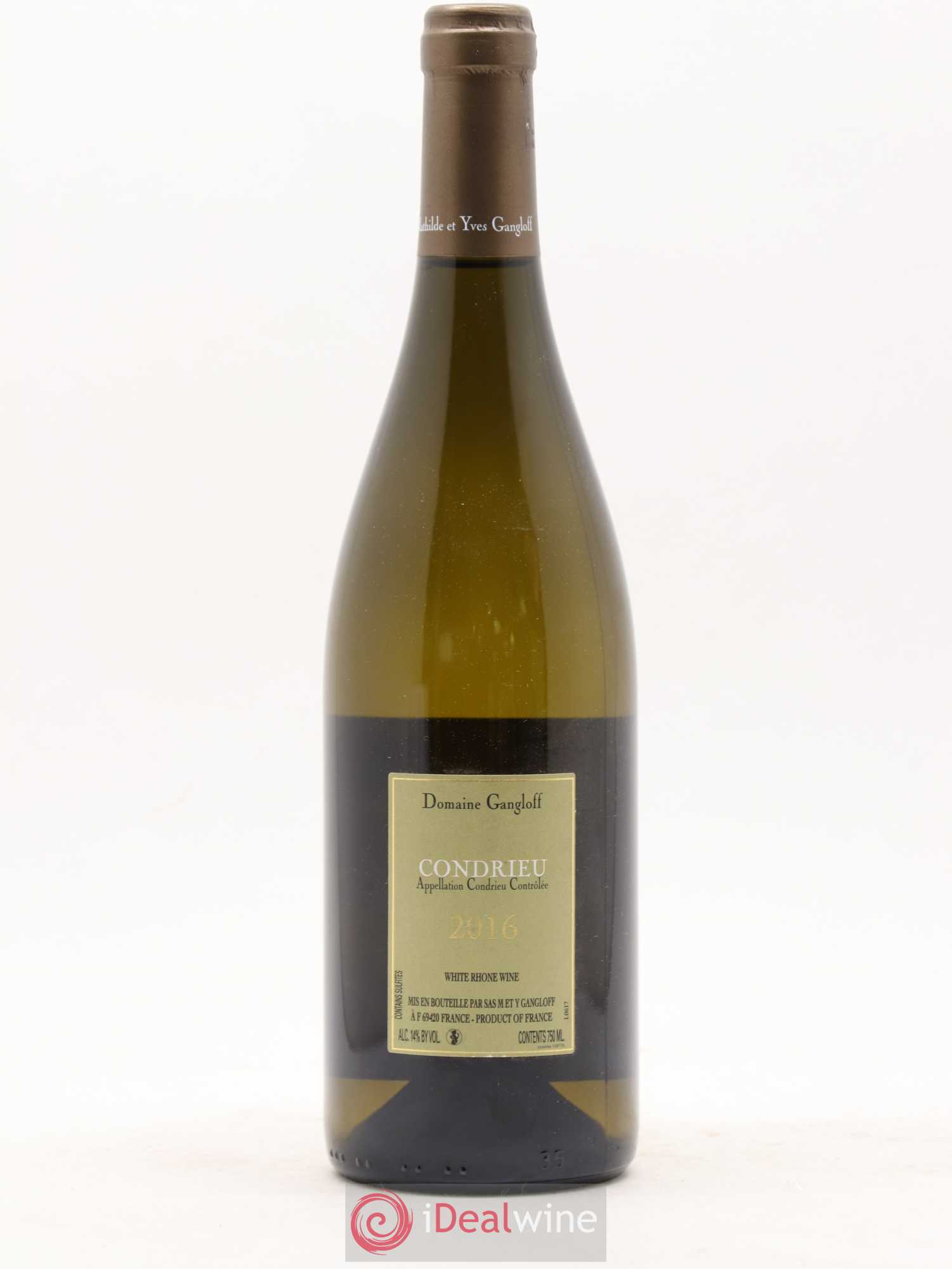Condrieu Domaine Gangloff (Domaine) 2016 - Lot de 1 bouteille - 1