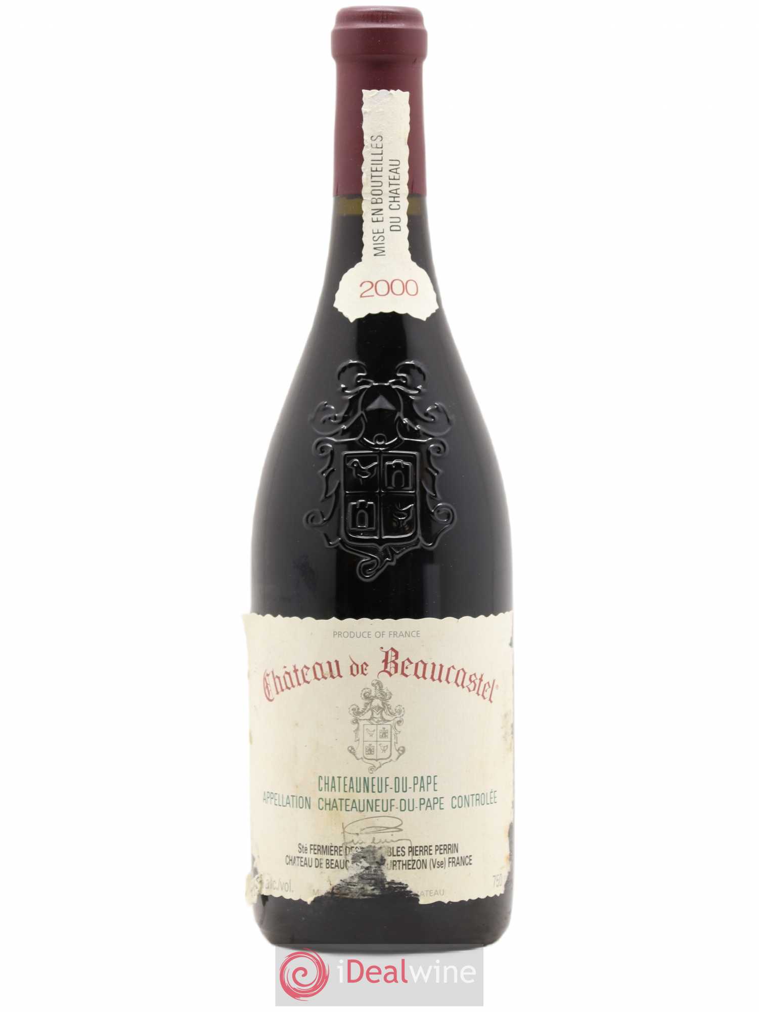 Châteauneuf-du-Pape Château de Beaucastel Famille Perrin 2000 - Lot de 1 bouteille - 0