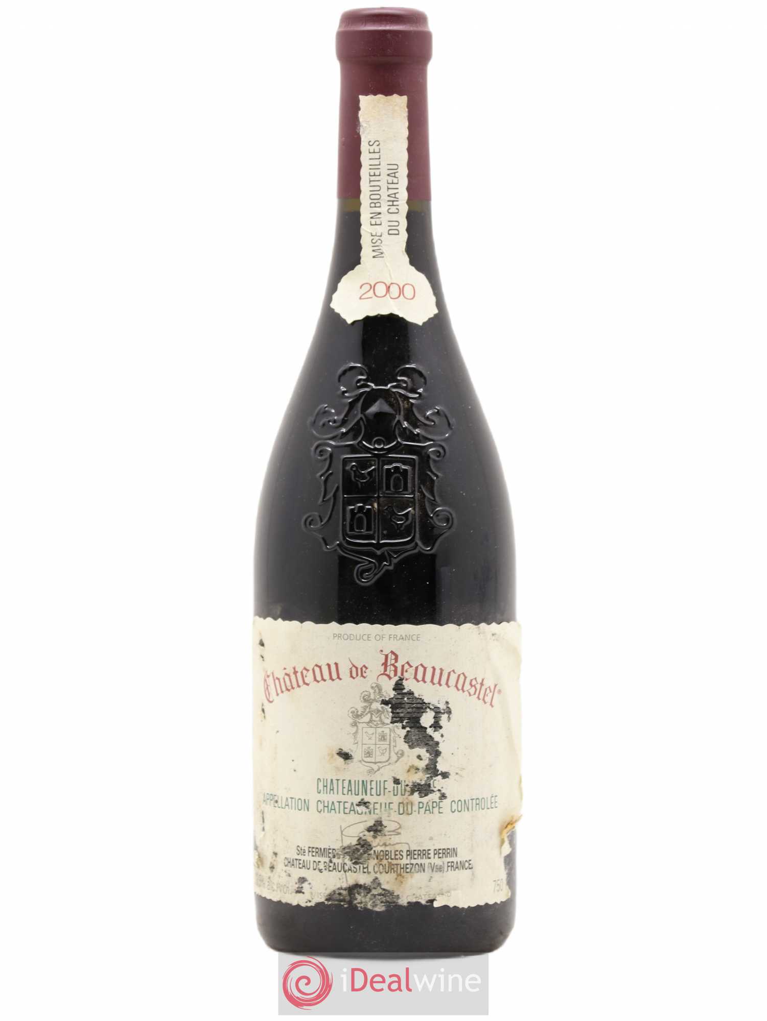 Châteauneuf-du-Pape Château de Beaucastel Famille Perrin 2000 - Lot de 1 bouteille - 0