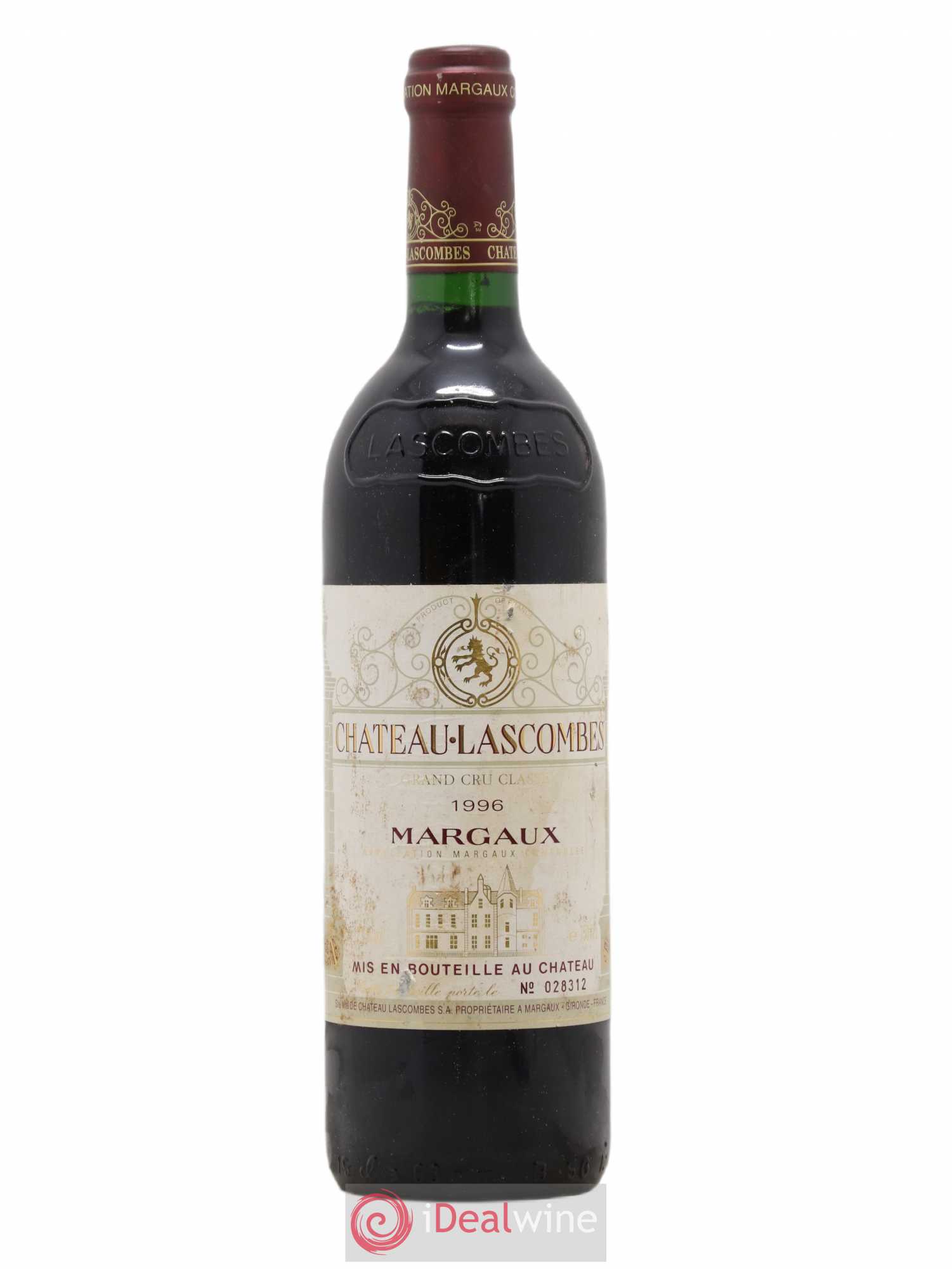 Château Lascombes 2ème Grand Cru Classé 1996 - Lot de 1 bouteille - 0