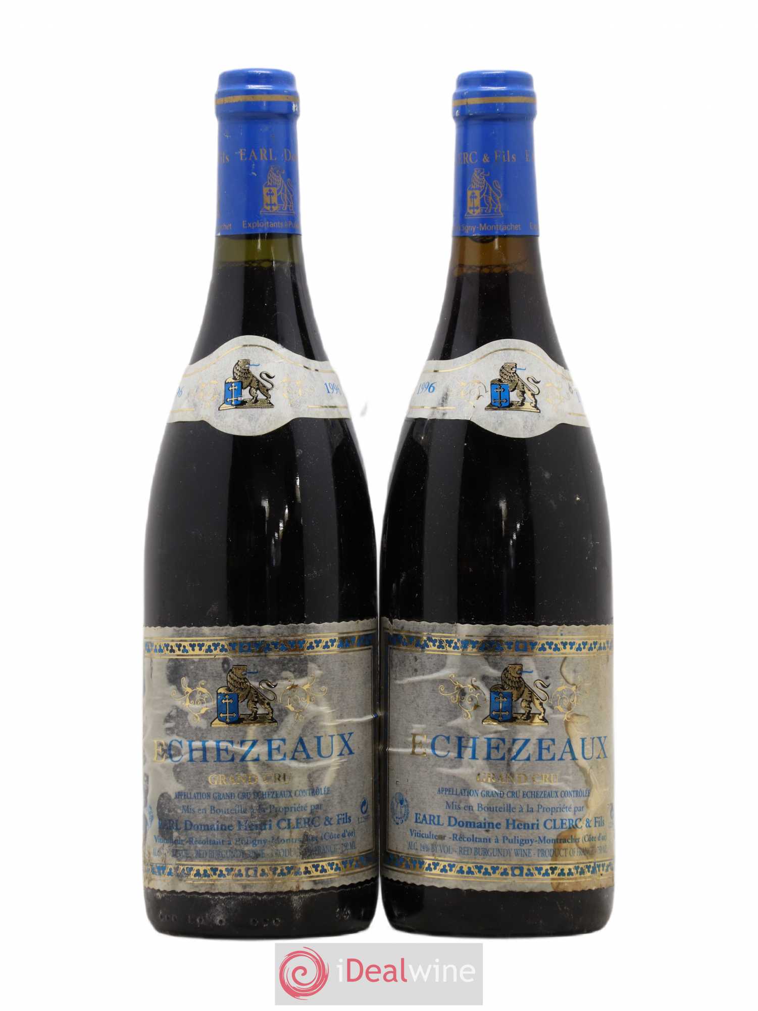 Echezeaux Grand Cru Henri Clerc Et Fils 1996 - Posten von 2 Flaschen - 0