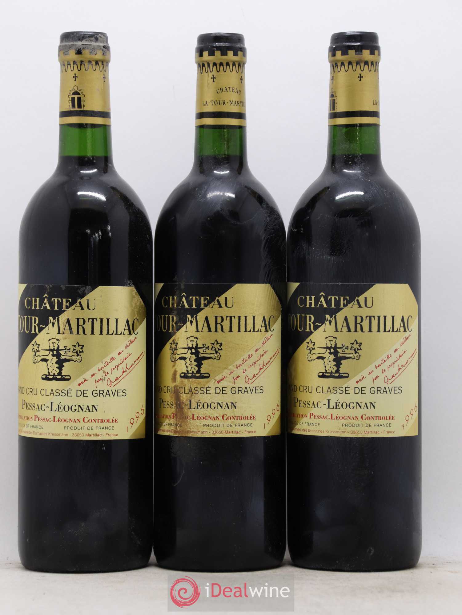 Château Latour-Martillac Cru Classé de Graves 1996 - Lot de 6 bouteilles - 2
