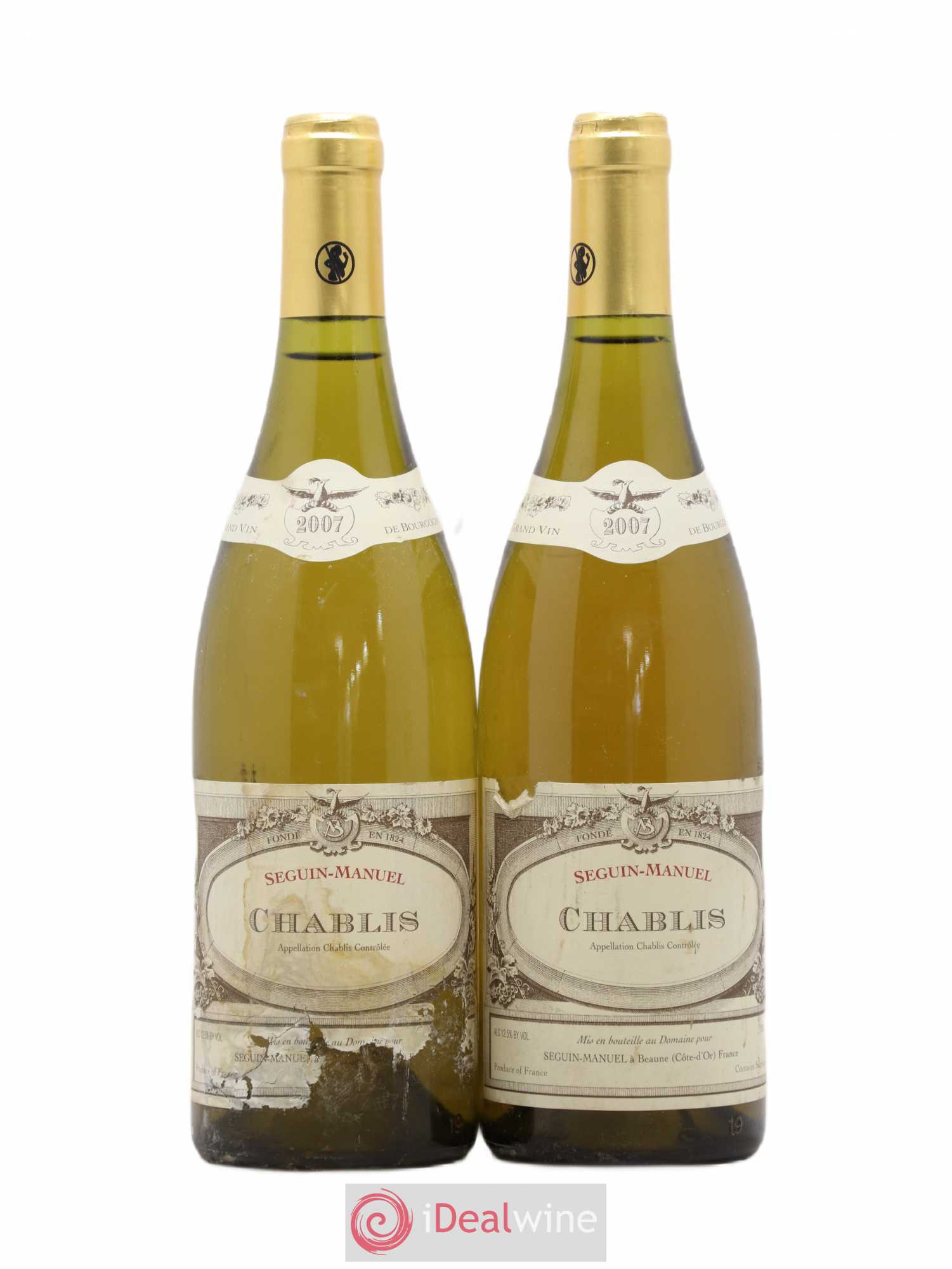 Chablis Seguin Manuel 2007 - Lot de 2 bouteilles - 0