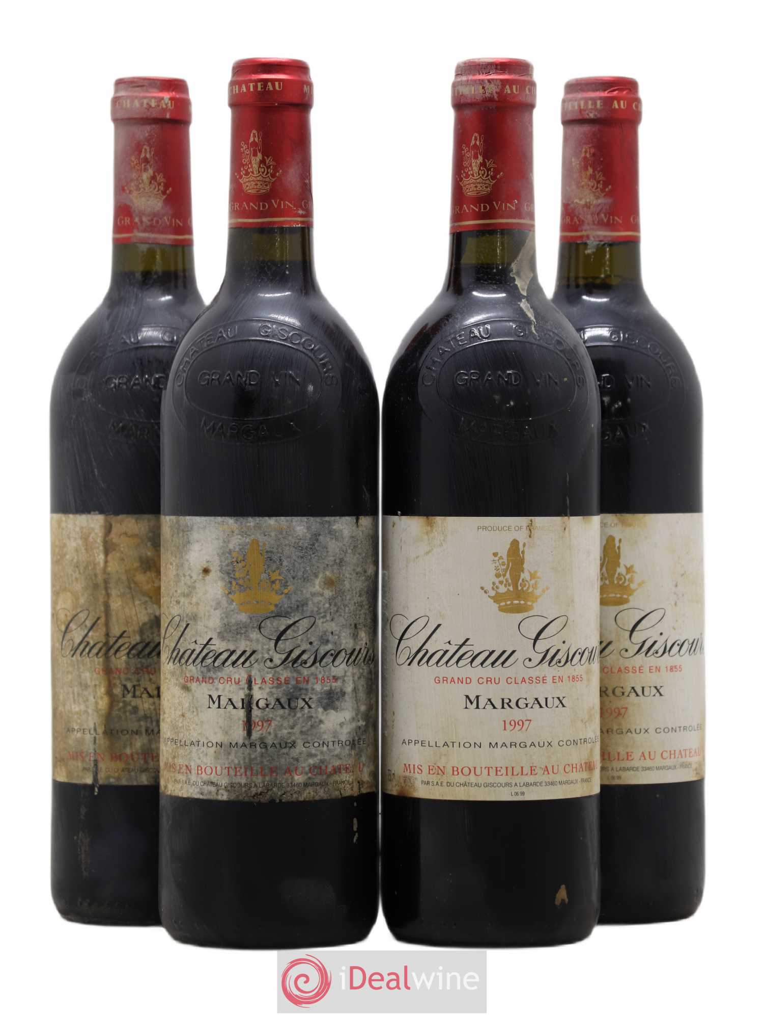 Château Giscours 3ème Grand Cru Classé 1997 - Lot de 4 bouteilles - 0