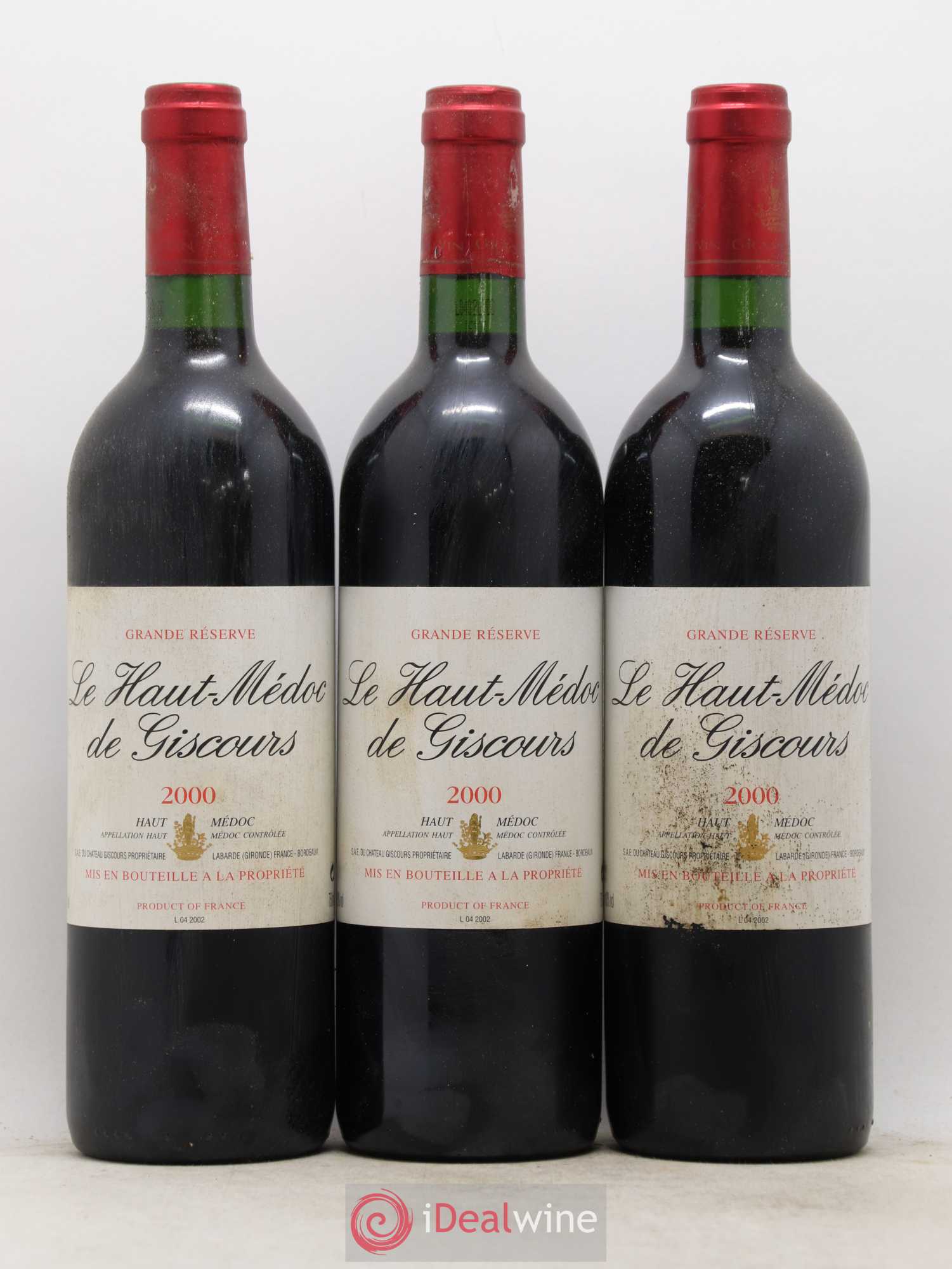 Haut-Médoc de Giscours 2000 - Lot de 6 bouteilles - 1