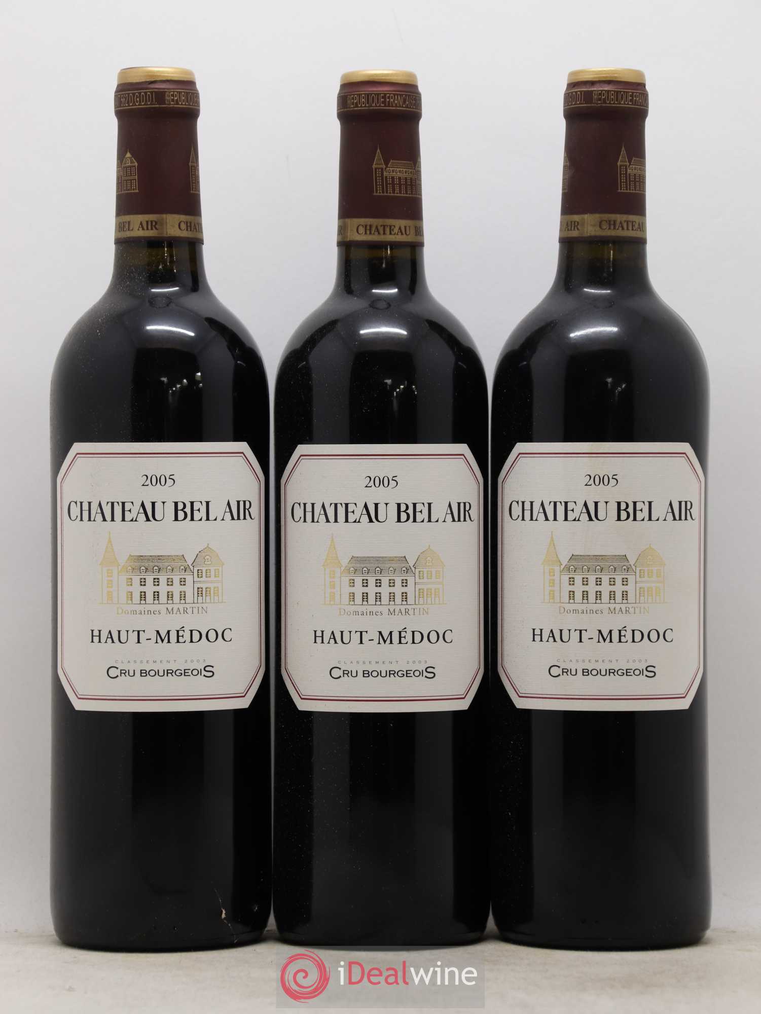 Château Bel Air Cru Bourgeois 2005 - Lot de 6 bouteilles - 2