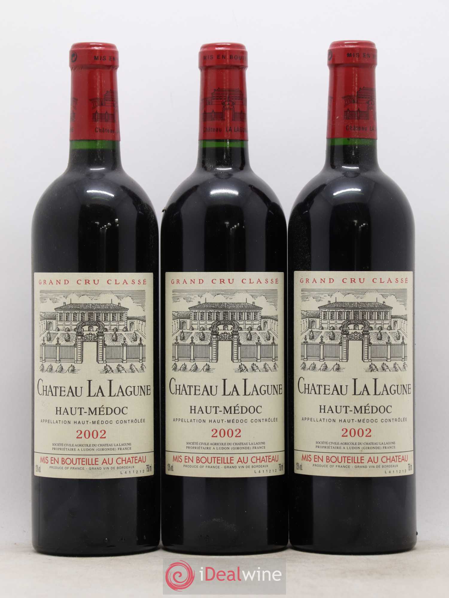 Château la Lagune 3ème Grand Cru Classé 2002 - Lot de 12 bouteilles - 1