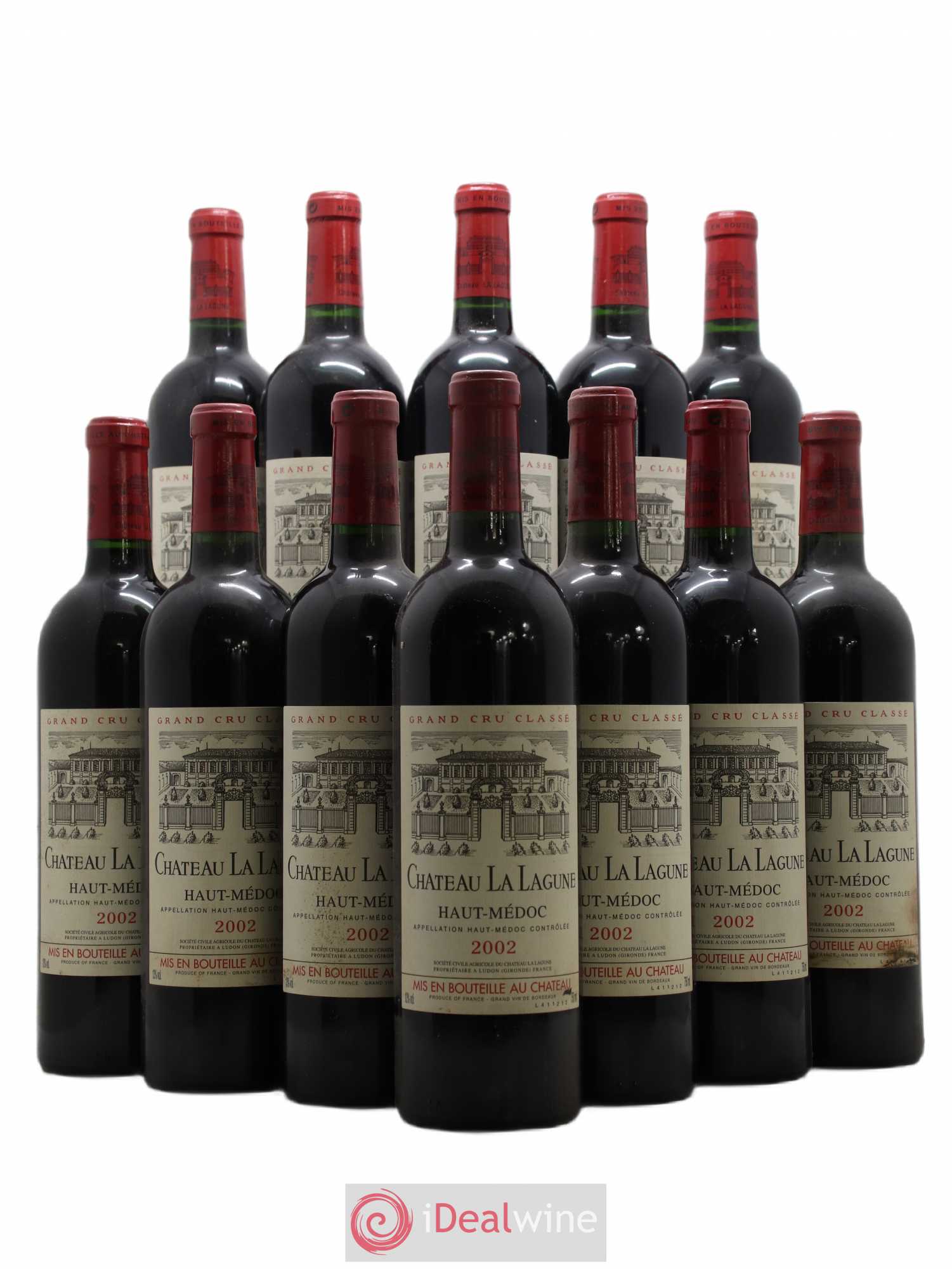 Château la Lagune 3ème Grand Cru Classé 2002 - Lot de 12 bouteilles - 0