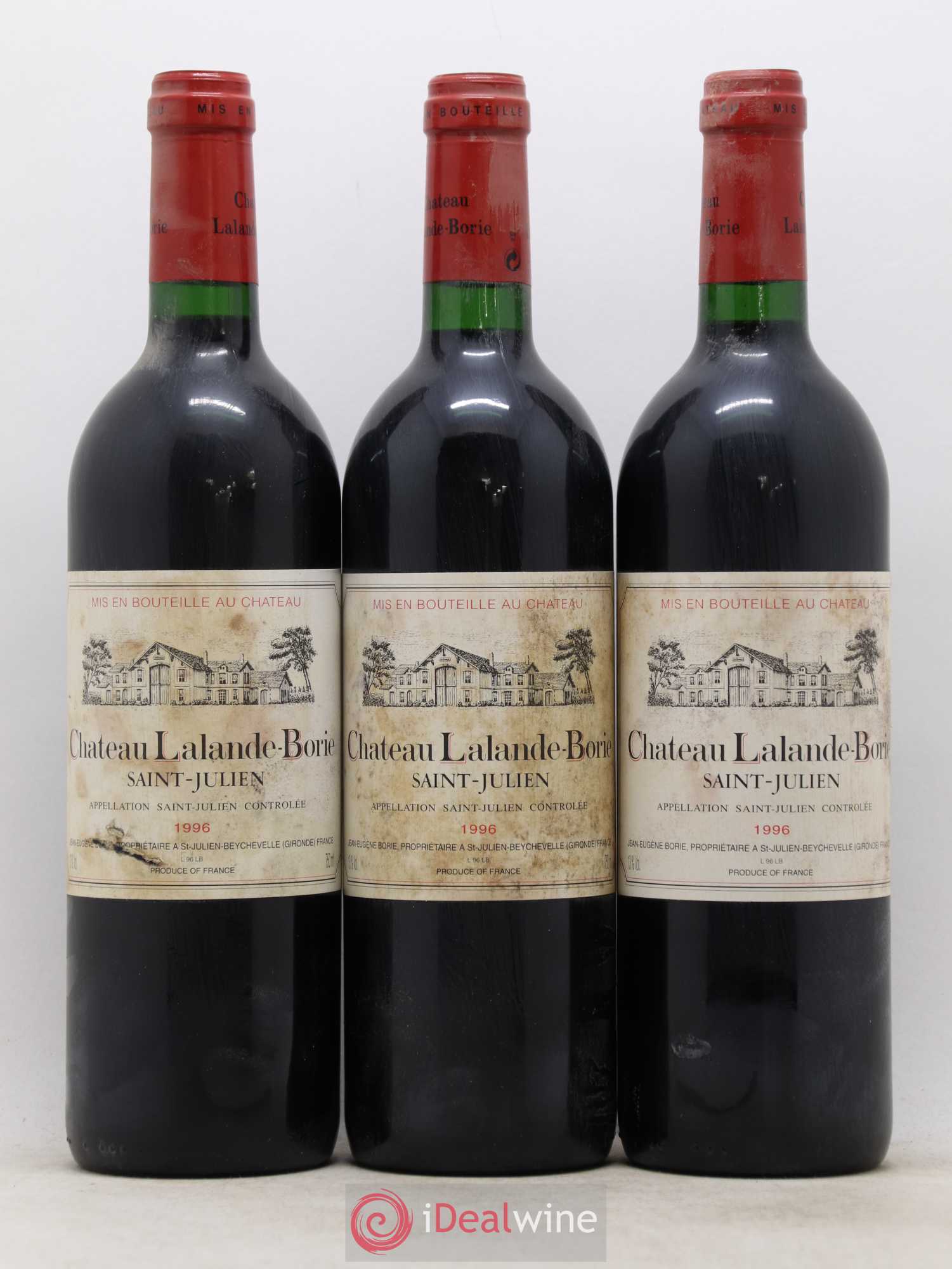 Château Lalande Borie 1996 - Lot de 12 bouteilles - 1