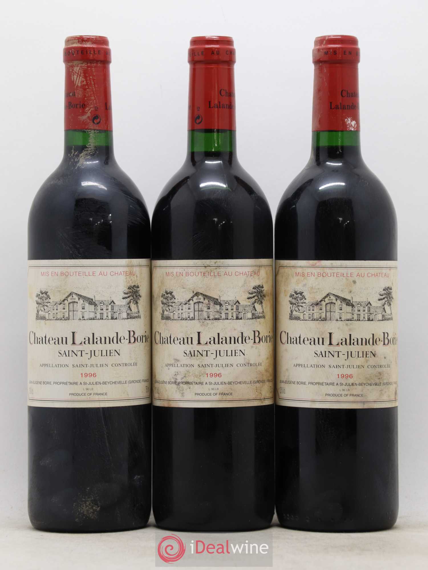 Château Lalande Borie 1996 - Lot de 12 bouteilles - 2