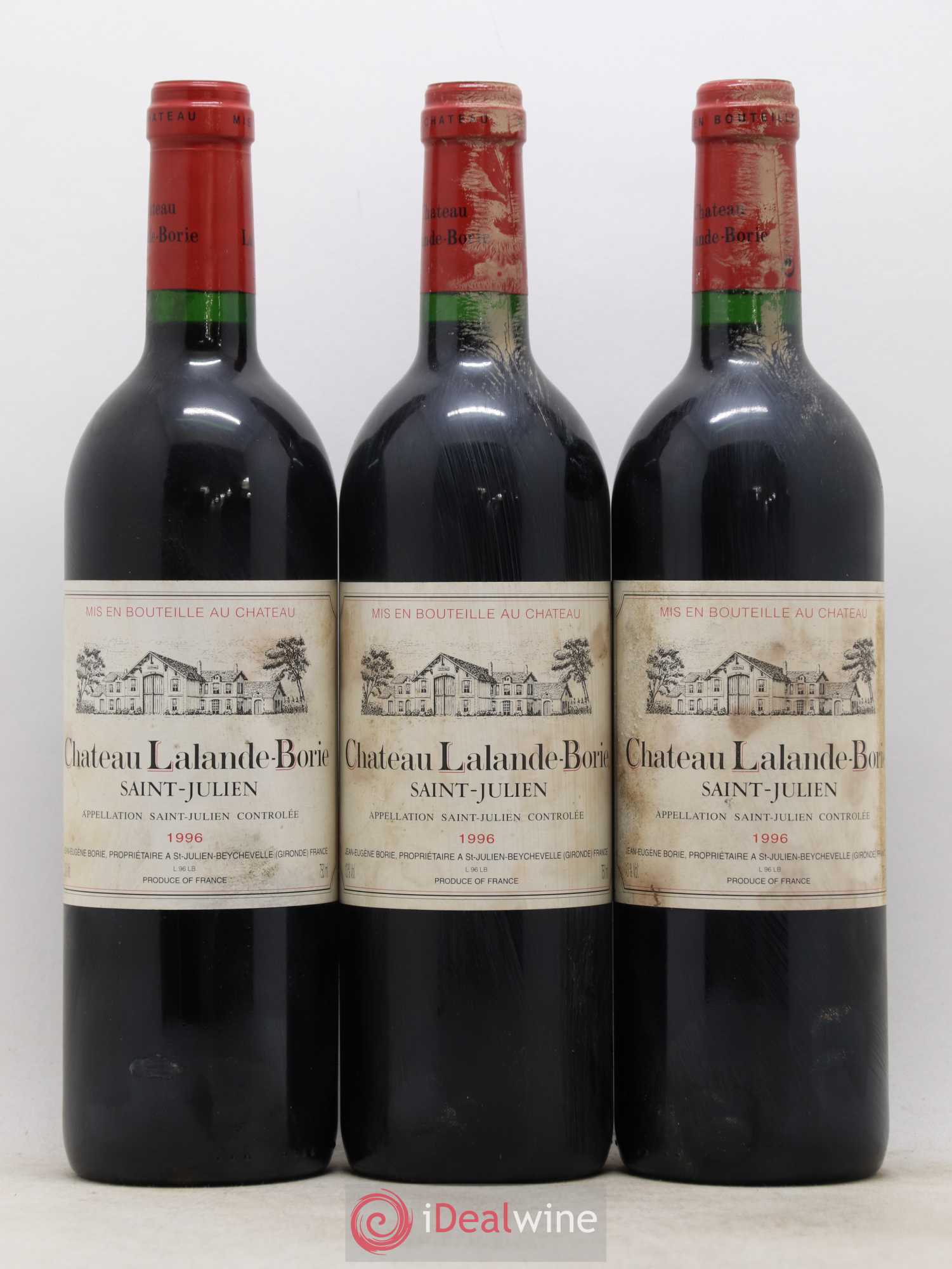 Château Lalande Borie 1996 - Lot de 12 bouteilles - 3
