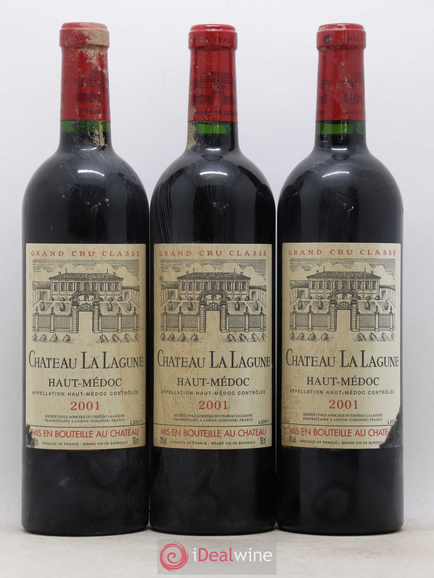 Château la Lagune 3ème Grand Cru Classé 2001 - Lot de 12 bouteilles - 2